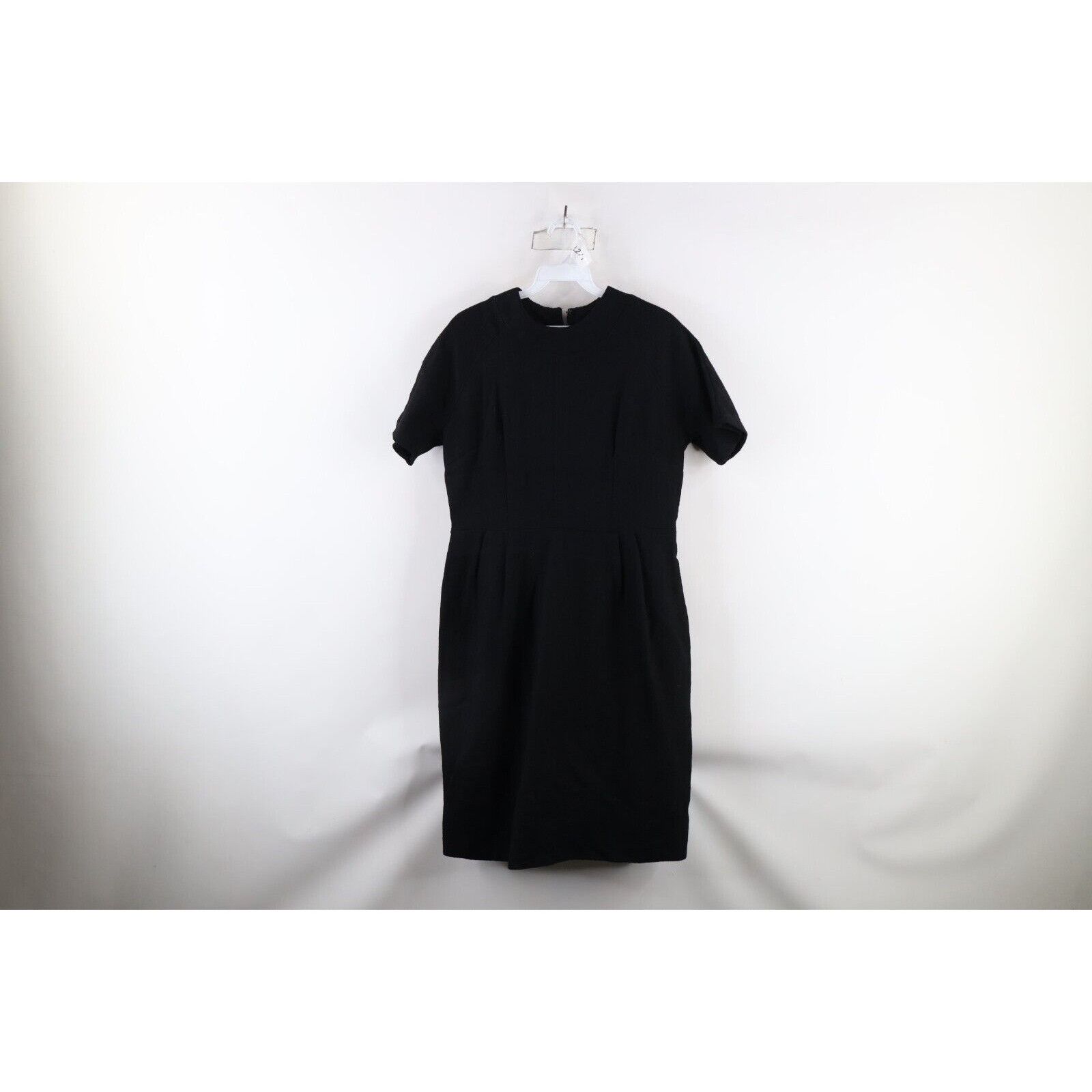 Vintage Vintage 50s 60s Rockabilly Wool Knit Dress Size XXL / US 16-18 / IT 52-54 - 1 Thumbnail