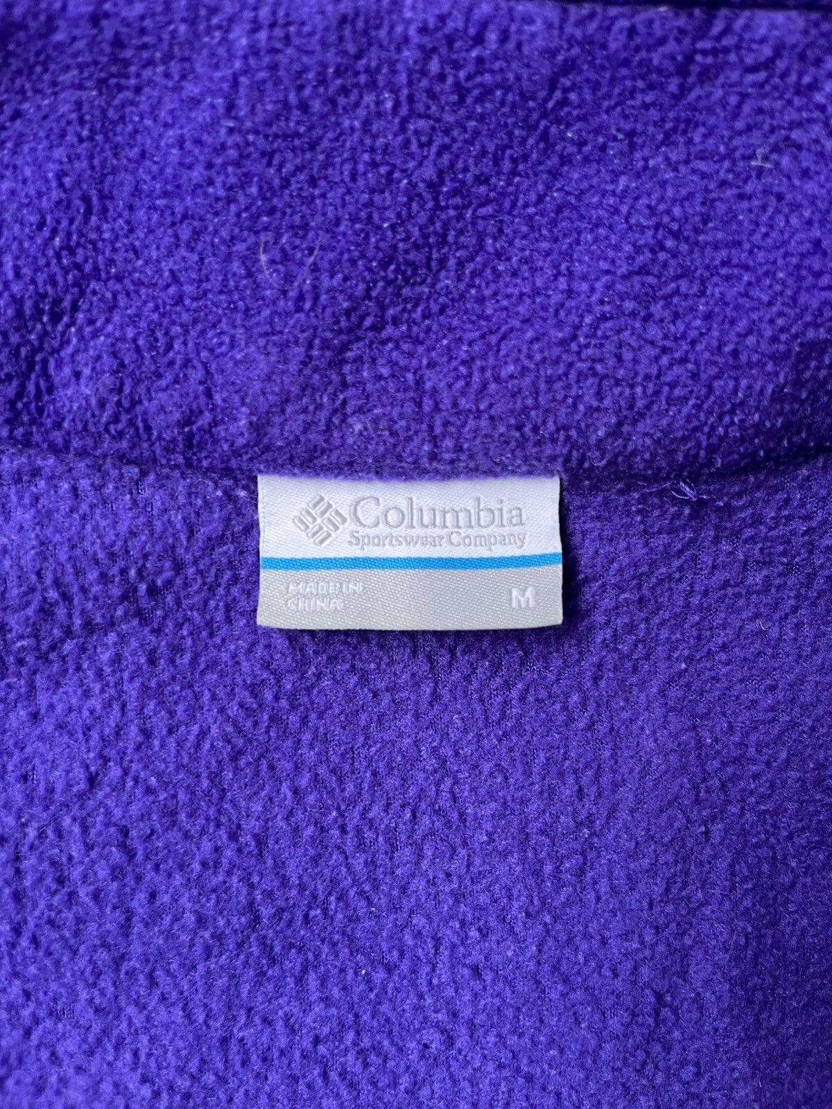 Columbia Purple Columbia Fleece Zip-Up Size M / US 6-8 / IT 42-44 - 5 Thumbnail