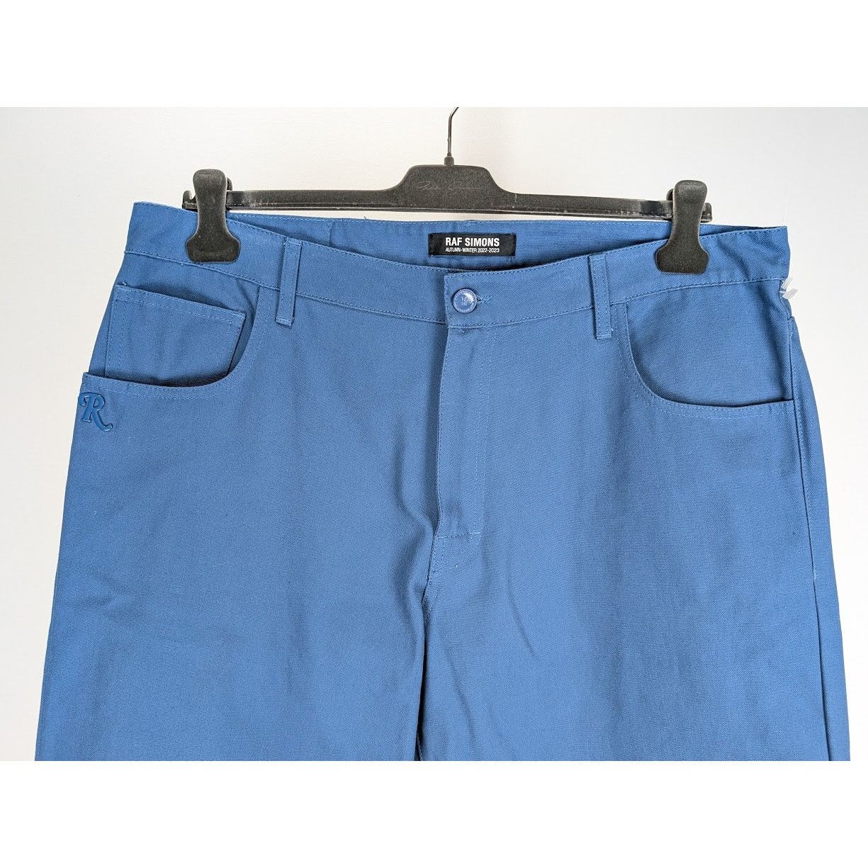 Raf Simons o1rshd1 Wide Fit Denim Workwear Pant in Blue Size US 36 / EU 52 - 11 Thumbnail