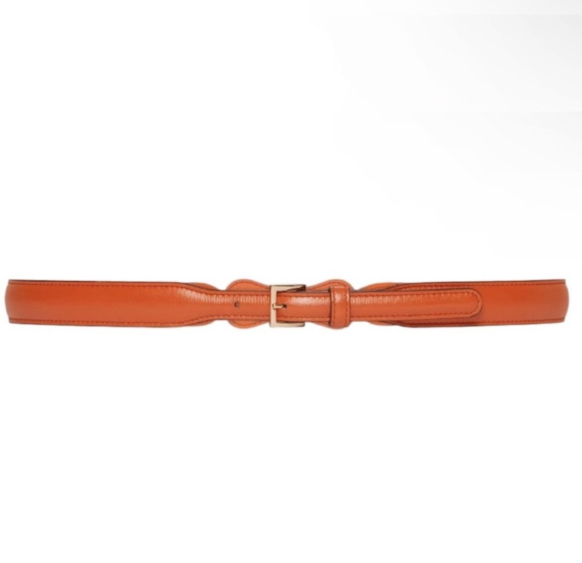 Gucci Gucci Horsebit Leather Belt Orange Size 32 - 2 Thumbnail