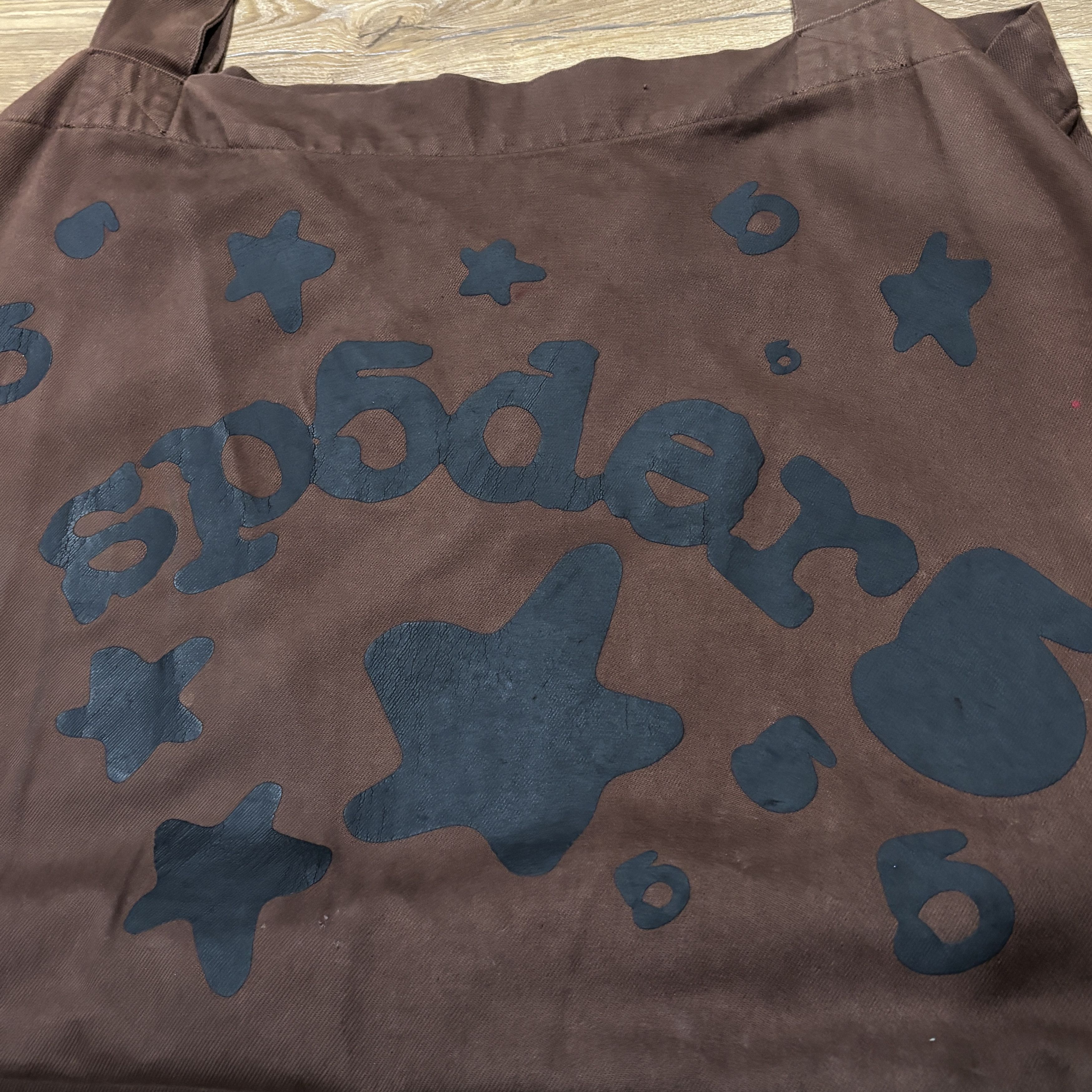 Sp5der SP5DER Worldwide Brown Large Tote Bag Size ONE SIZE - 2 Thumbnail
