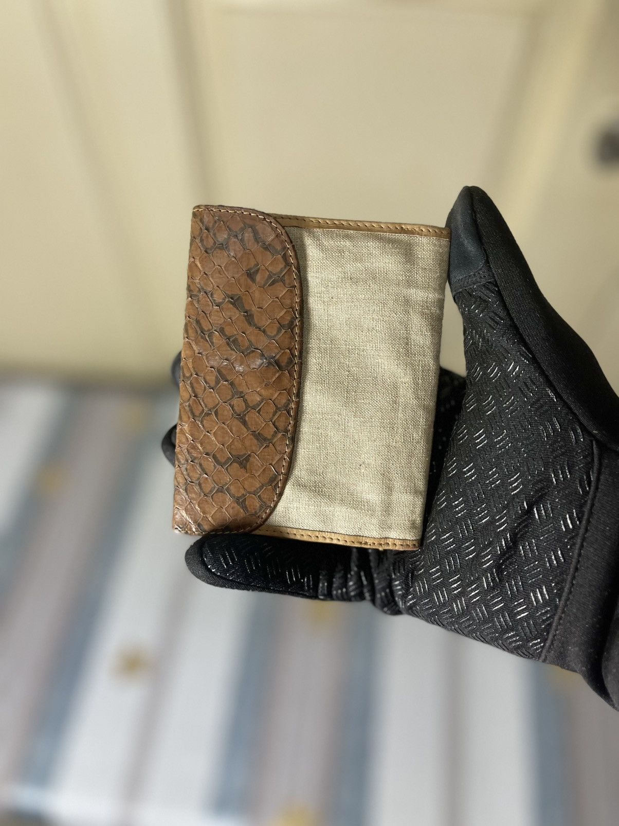 Bally Vintage Bally snake plus canvas wallet Size ONE SIZE - 10 Thumbnail