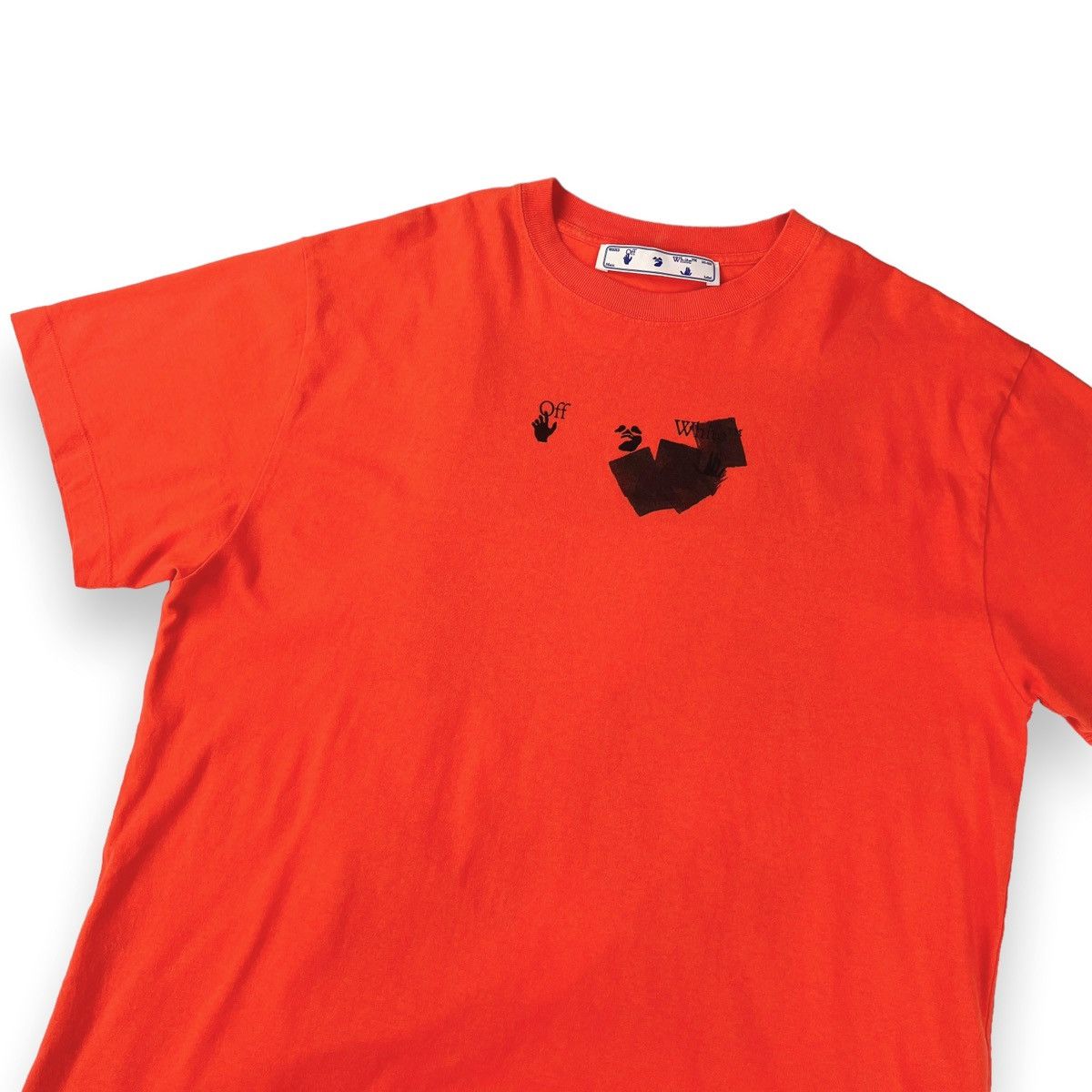 Off-White Off-White Jumbo Marker Orange T Shirt Size US L / EU 52-54 / 3 - 1 Thumbnail