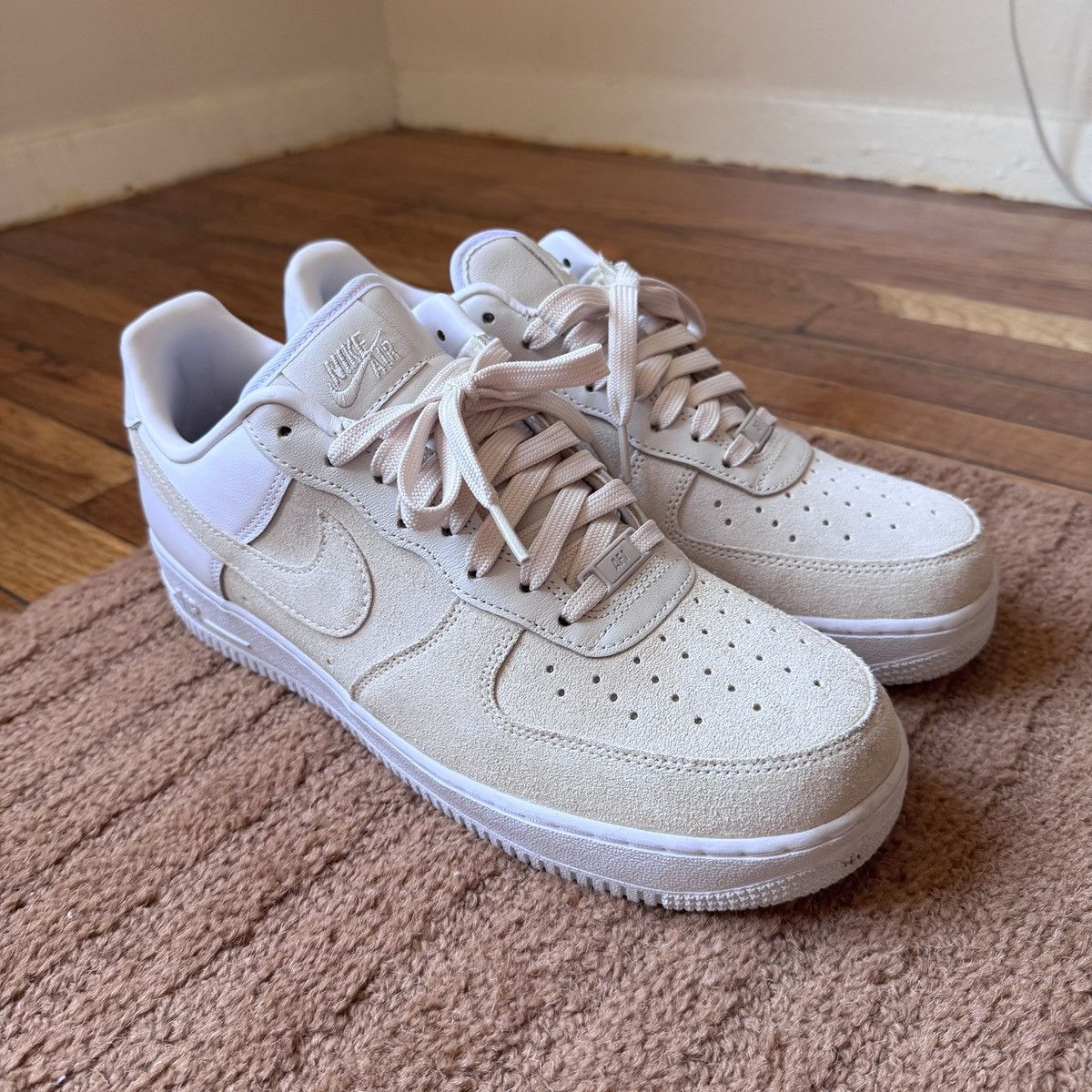 Nike NikeID Air Force 1 Tan Suede Size US 10.5 / EU 43-44 - 4 Thumbnail