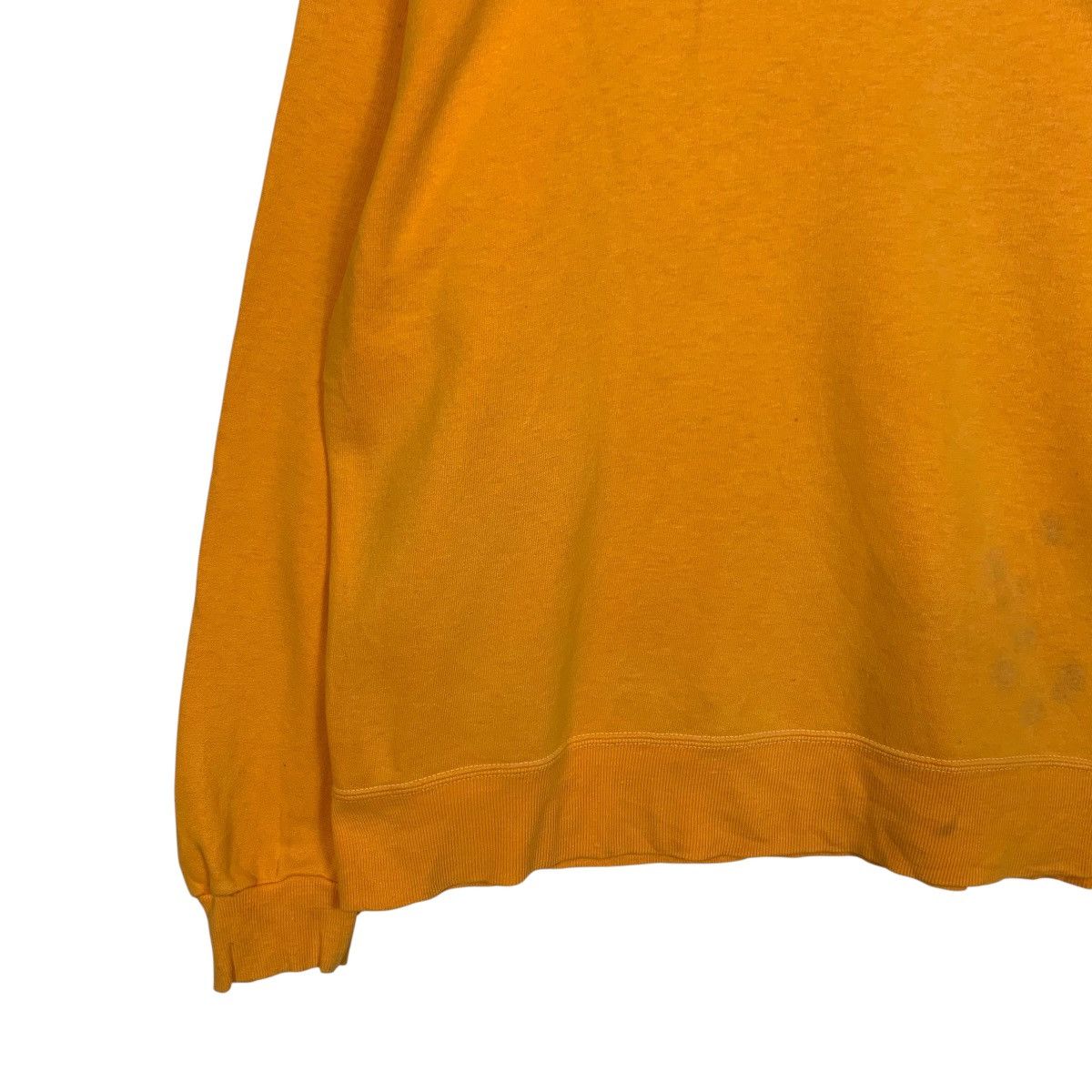 Champion Vintage Y2k CHAMPION Orange Crewneck Sweatshirt #3577-C163 Size US XL / EU 56 / 4 - 6 Thumbnail