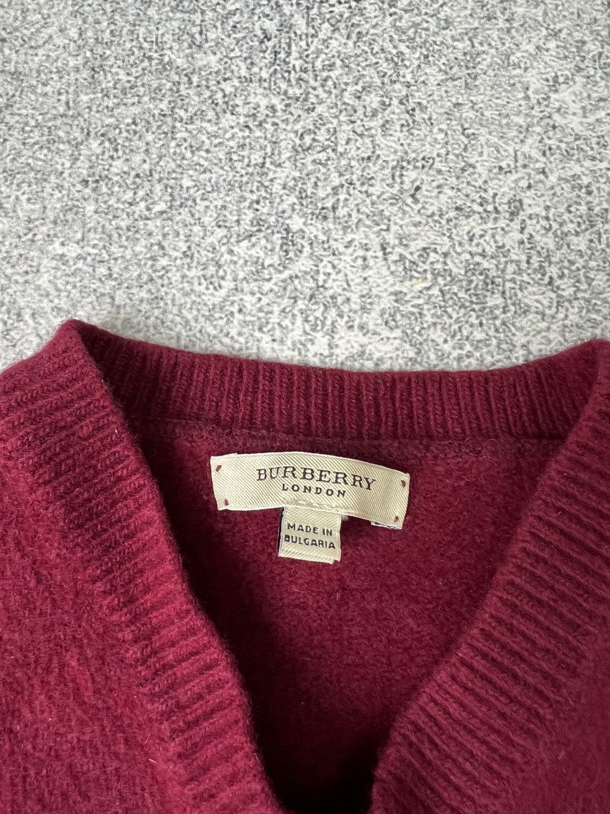 Burberry × Vintage Vintage Burberry cashmere wool sweatshirt Size US M / EU 48-50 / 2 - 7 Thumbnail
