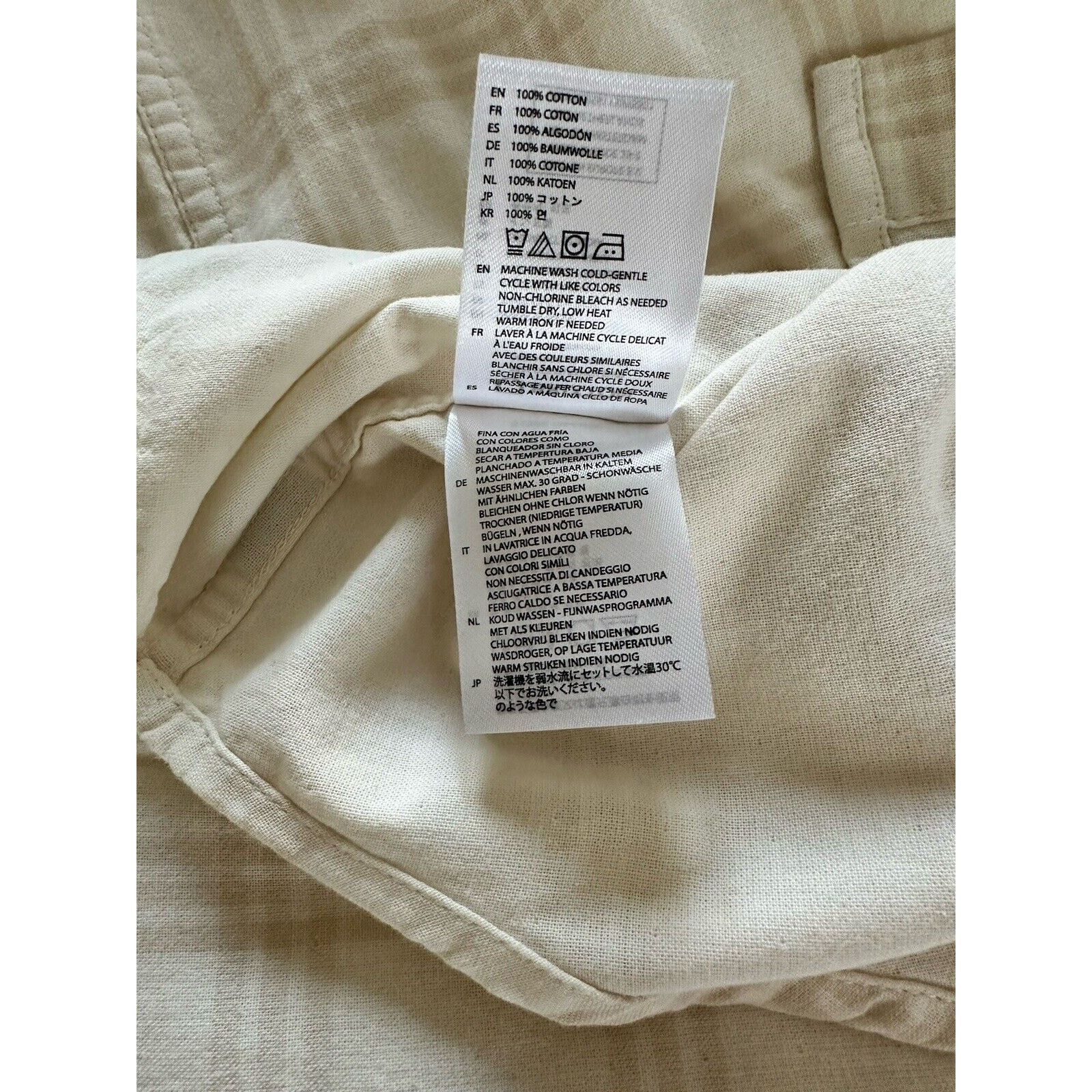 Brixton Button Down Shirt Cream Plaid Pattern Men's XL Brixton NWT Size US XL / EU 56 / 4 - 7 Thumbnail