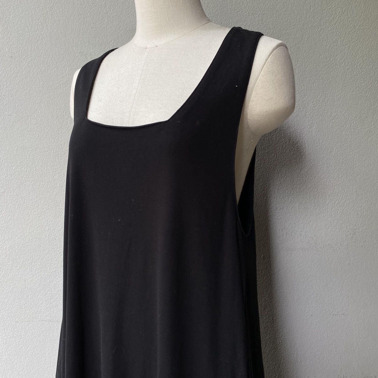 Yohji Yamamoto Yohji yamamoto Black Sleeveless Maxi Dress Size M / US 6-8 / IT 42-44 - 17 Thumbnail