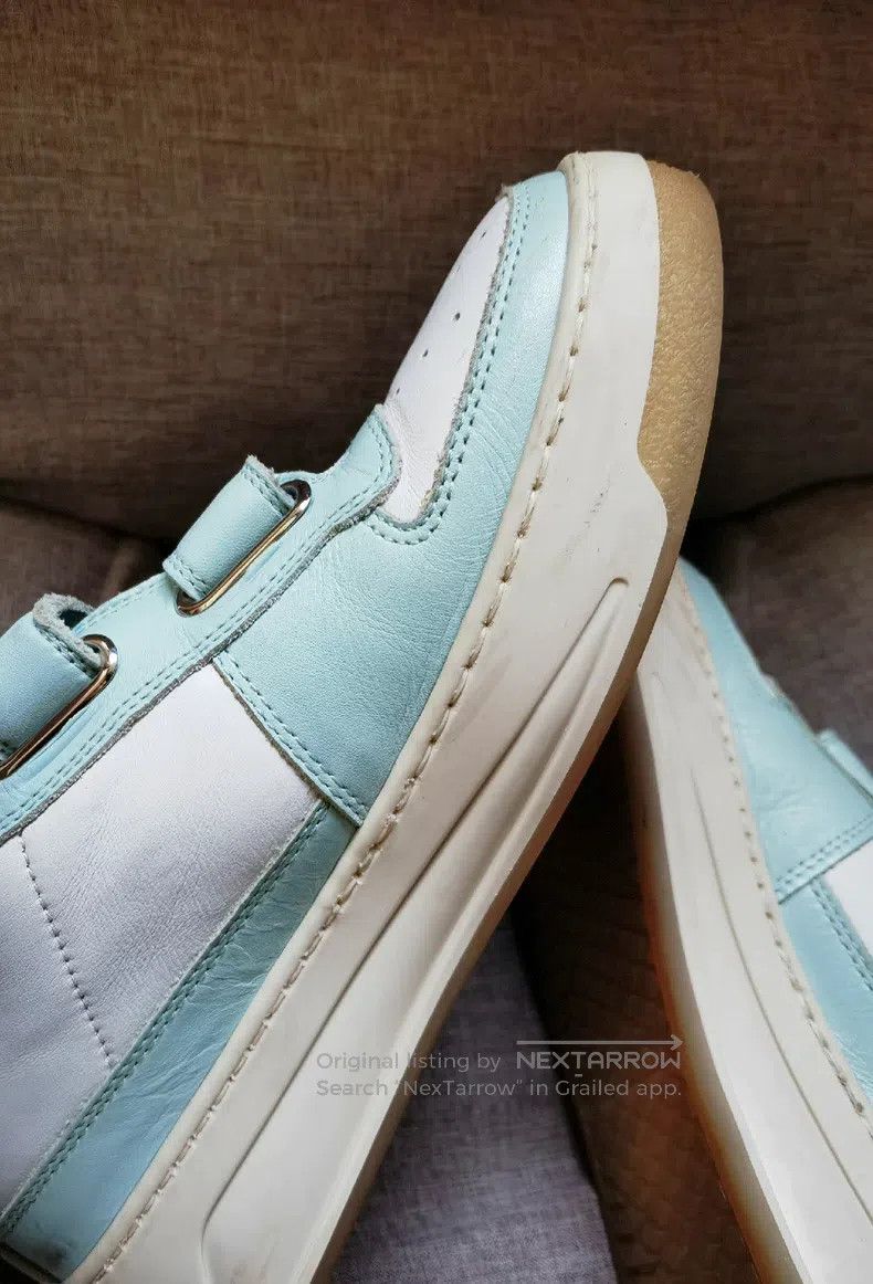 Acne Studios Acne Studios Velcro Pure Cowhide Low-Top White Sneakers wi Size US 6.5 / IT 36.5 - 5 Thumbnail