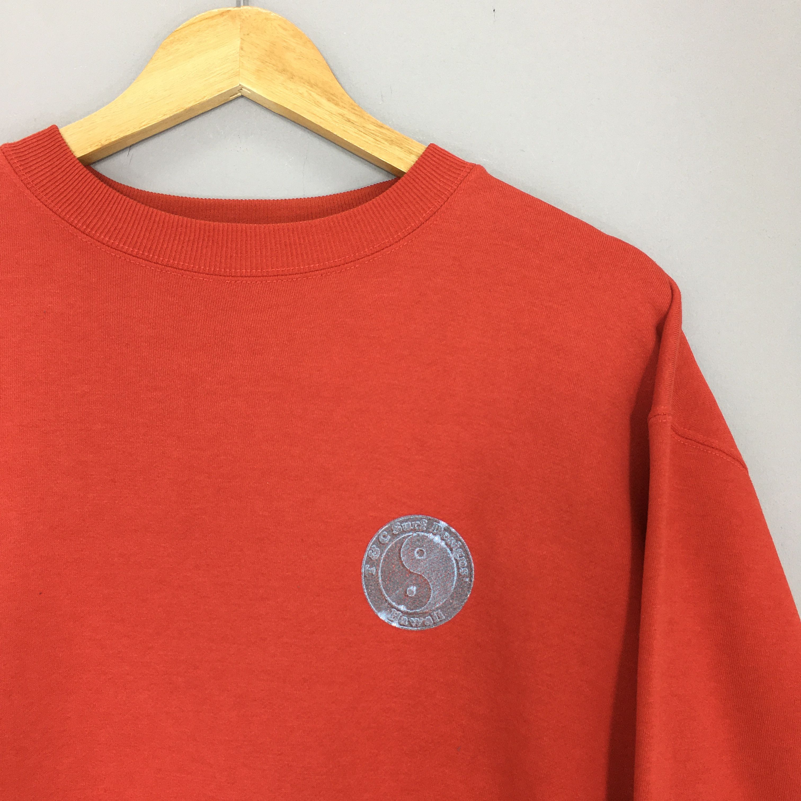 Other Vintage 90s T&C Surf Designs Red Sweatshirt Medium Size US M / EU 48-50 / 2 - 4 Thumbnail