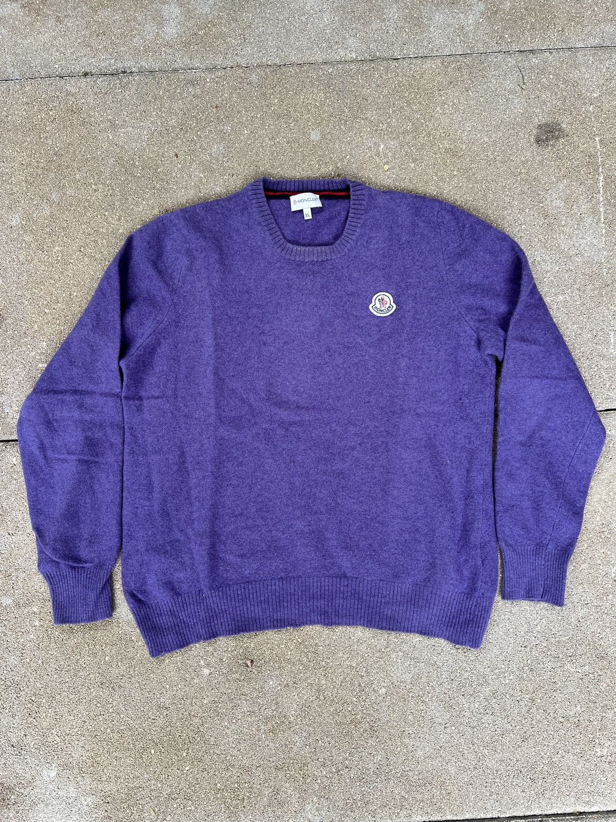 Moncler Purple Moncler Sweater – Fits Size S (tagged XL) Size US S / EU 44-46 / 1 - 1 Thumbnail