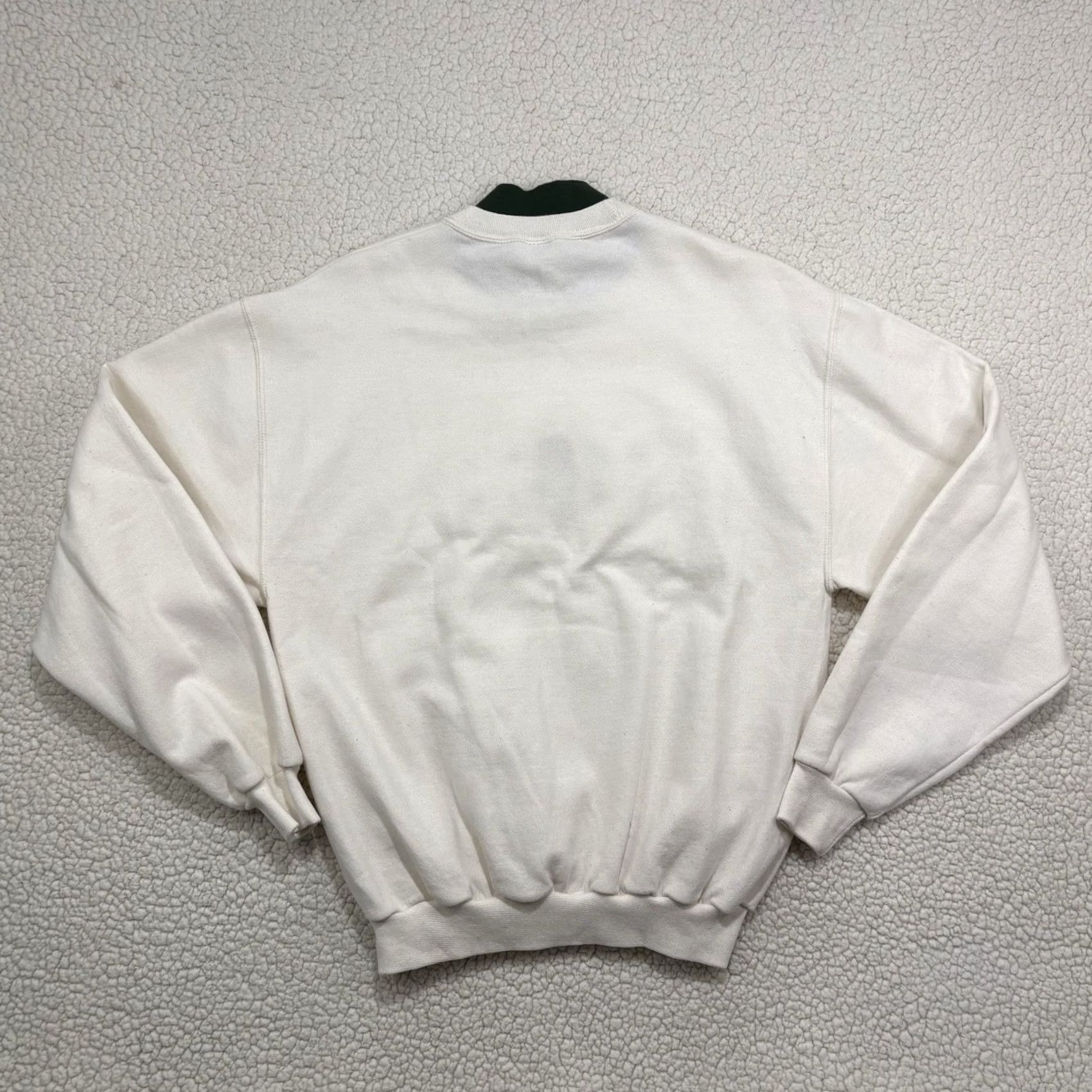 Jerzees VINTAGE Jerzees Womens M Mock Neck Sweatshirt Floral Embroidered Granny Cottage Size M / US 6-8 / IT 42-44 - 4 Thumbnail
