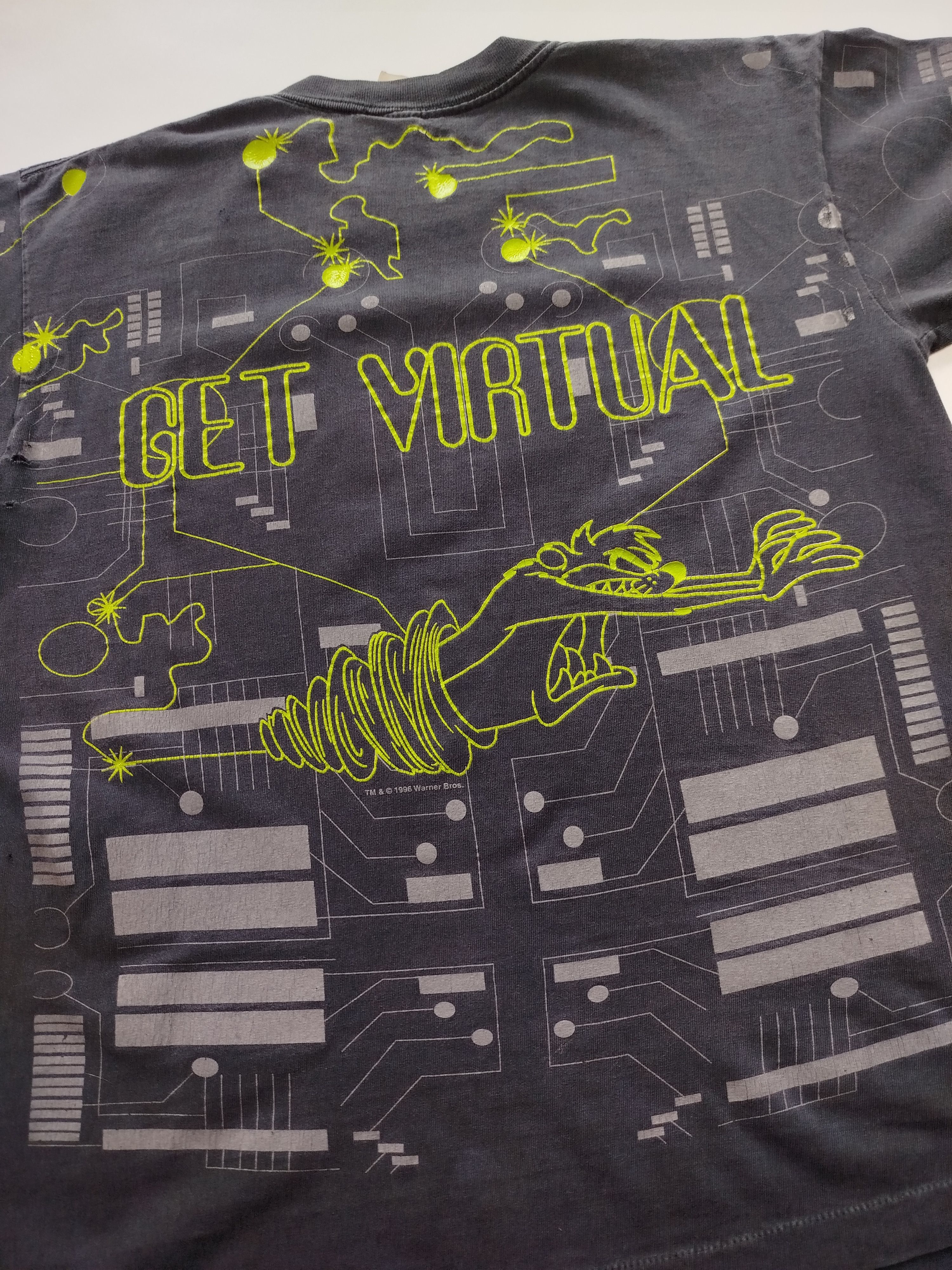 Vintage × Warner Bros Taz virtual shirt vintage AOP Size US S / EU 44-46 / 1 - 11 Thumbnail