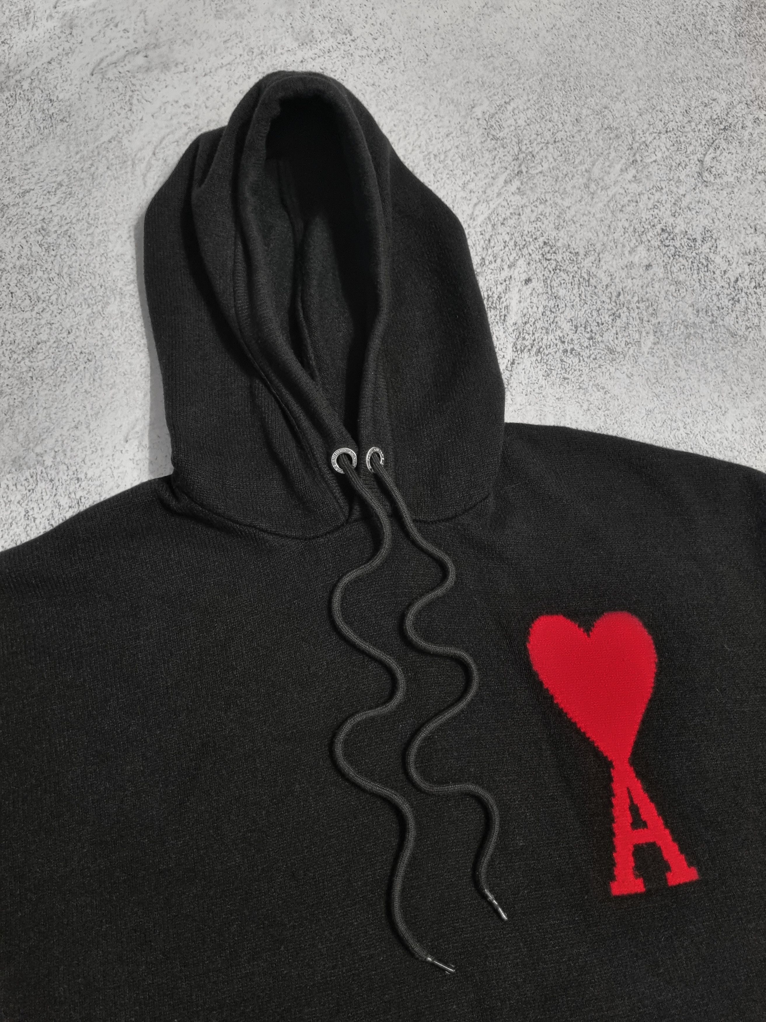 AMI AMI Alexandre Mattiussi De Coeur Large Heart Logo Hoodie Size US L / EU 52-54 / 3 - 3 Thumbnail