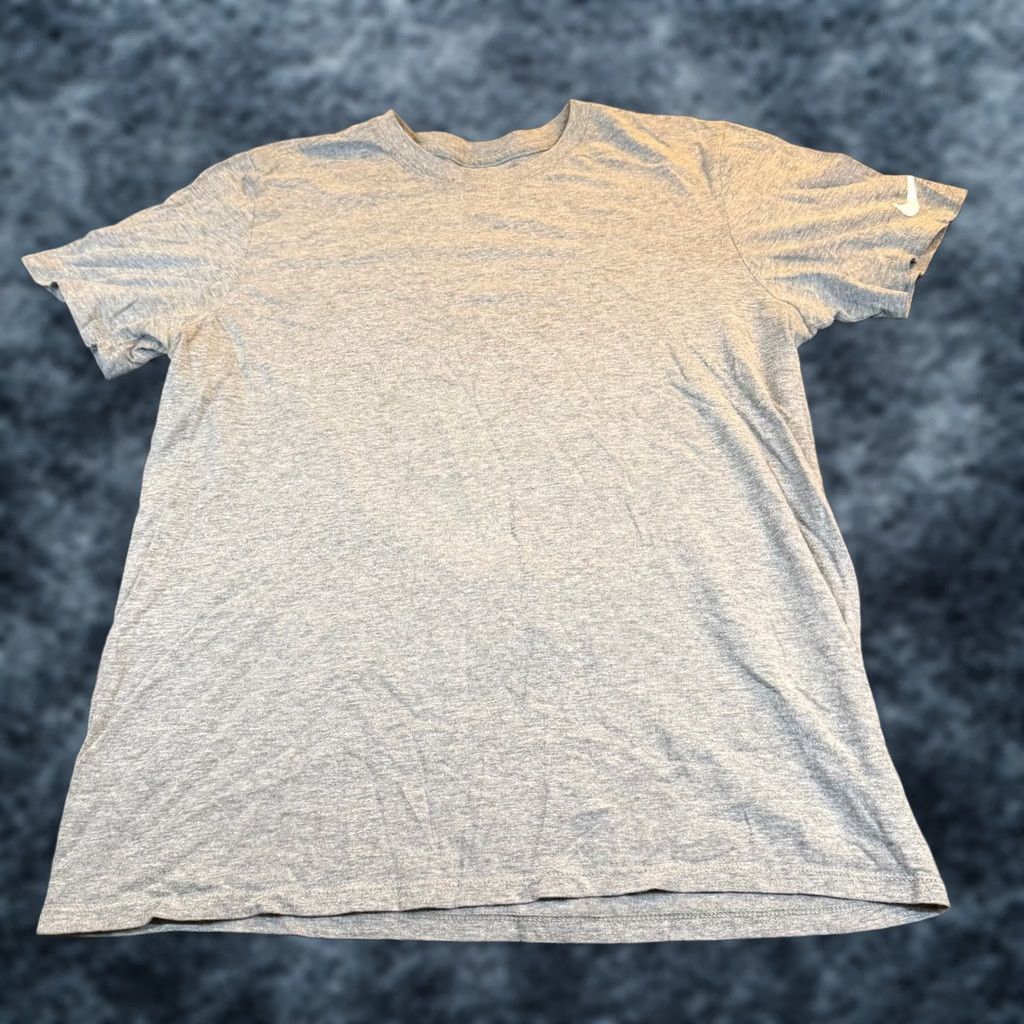 Nike Nike Athletic Cut T-Shirt Heather Gray Short Sleeve The Nike Tee Mens Medium Size US M / EU 48-50 / 2 - 1 Thumbnail