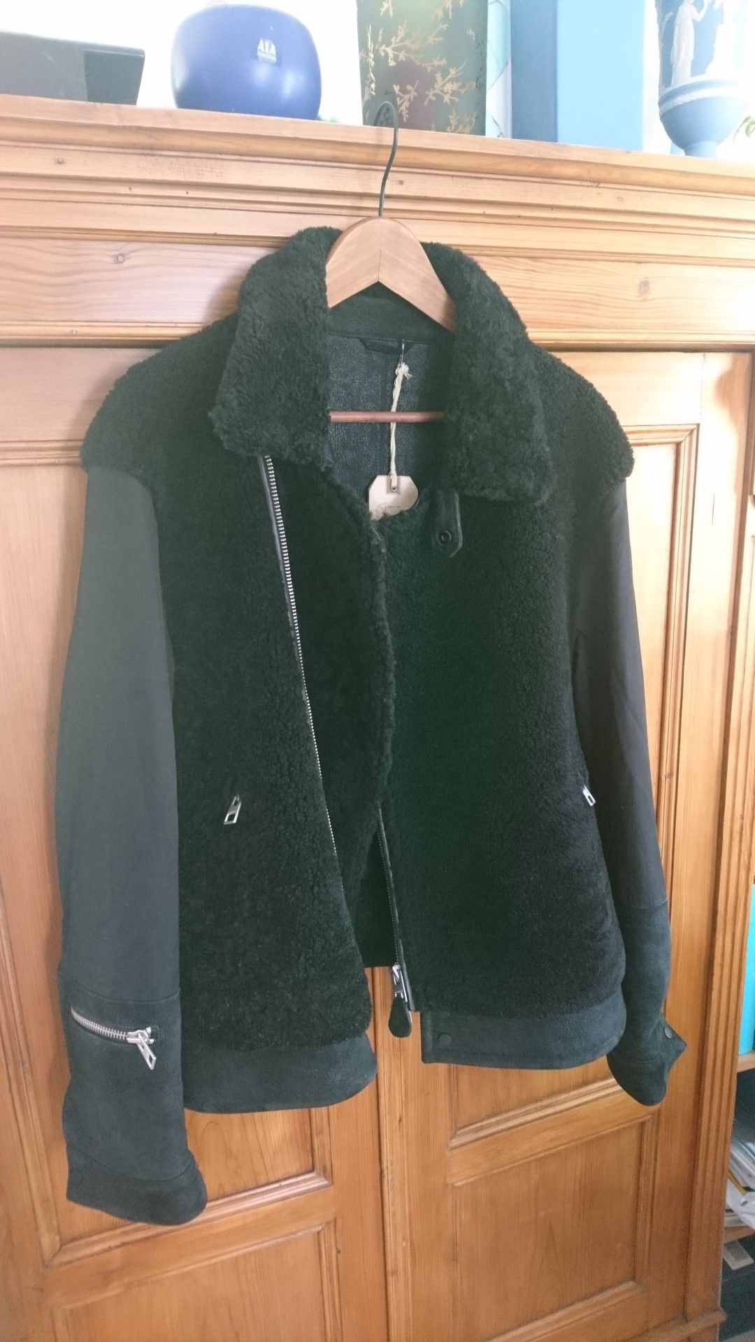 Allsaints All Saints Shearling Sheepskin Jacket Size XL Size US XL / EU 56 / 4 - 2 Thumbnail