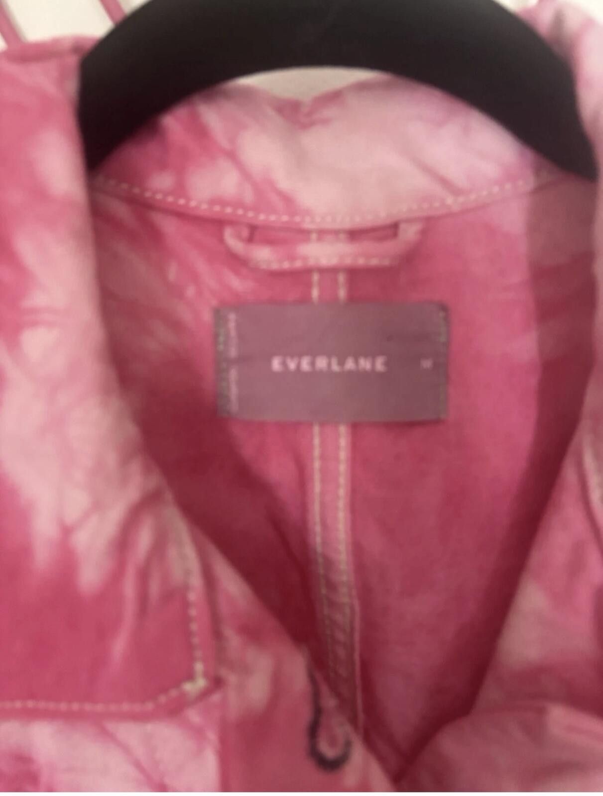 Everlane EVERLANE Denim Tie-Dye Pink Jacket Size M / US 6-8 / IT 42-44 - 3 Thumbnail