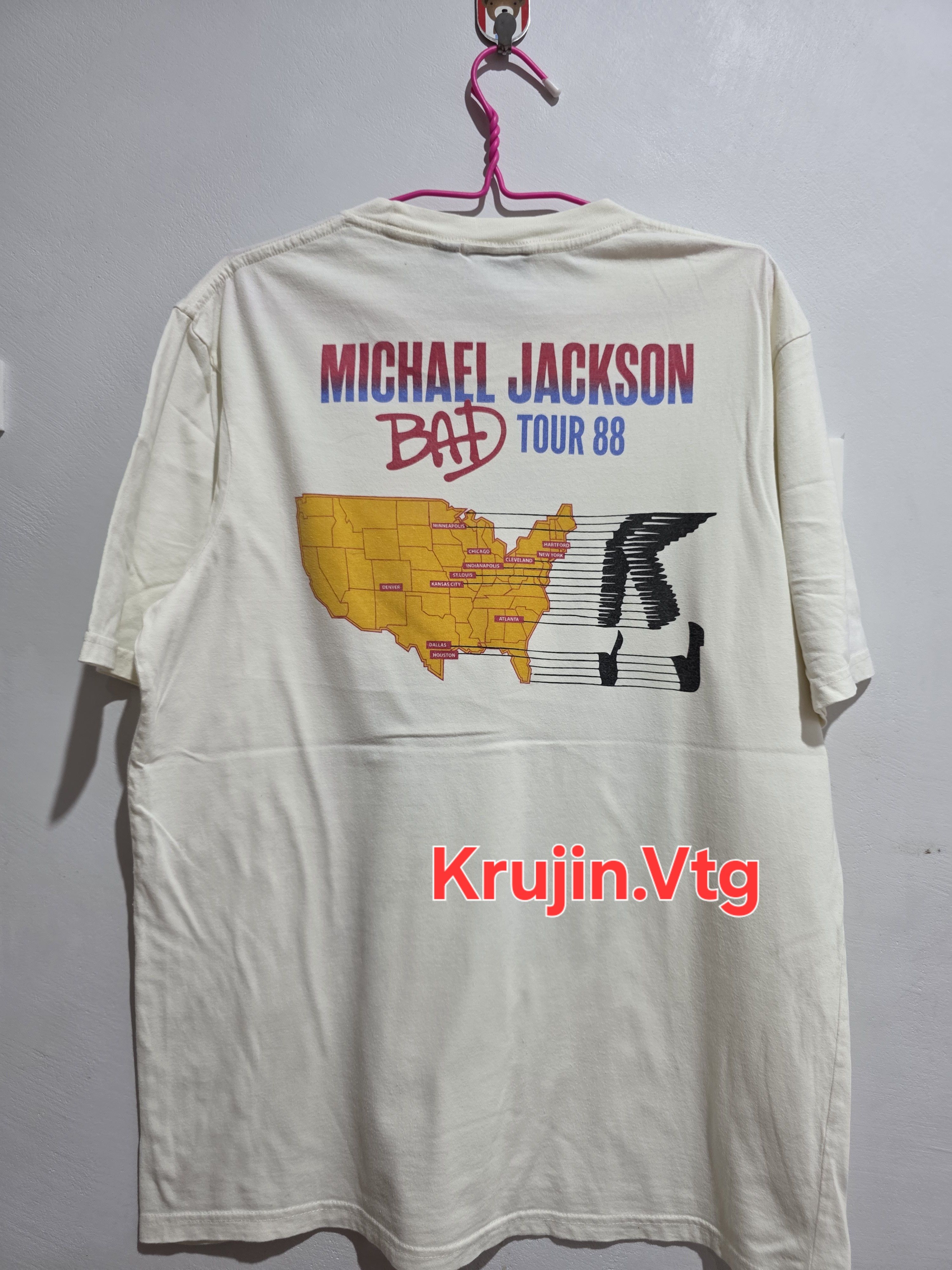 Other Michael Jackson Bad World Tour 88 2018 Size US XL / EU 56 / 4 - 5 Thumbnail