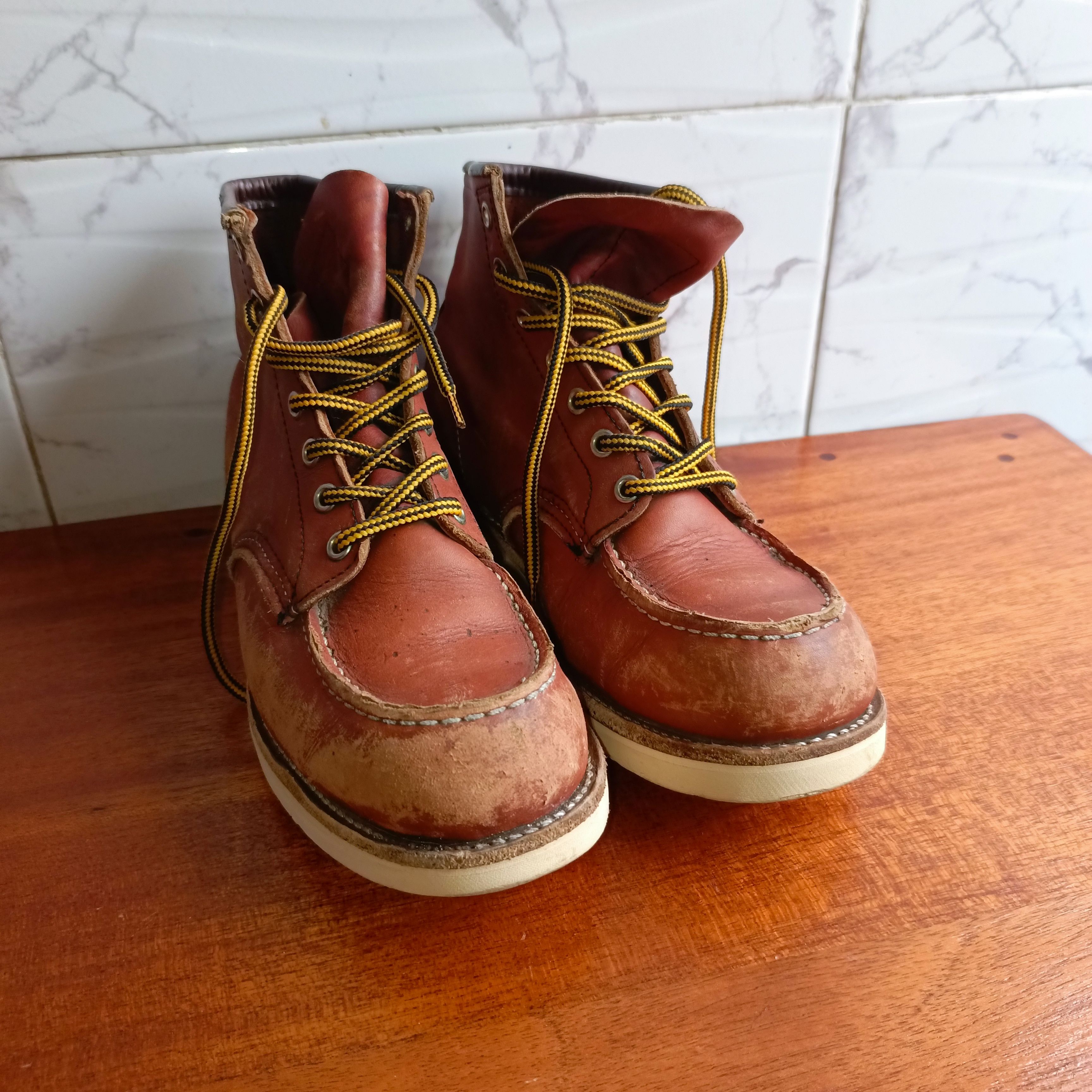Red Wing Redwing 8131 boots brown leather size US 8.5 Size US 8.5 / EU 41-42 - 2 Thumbnail