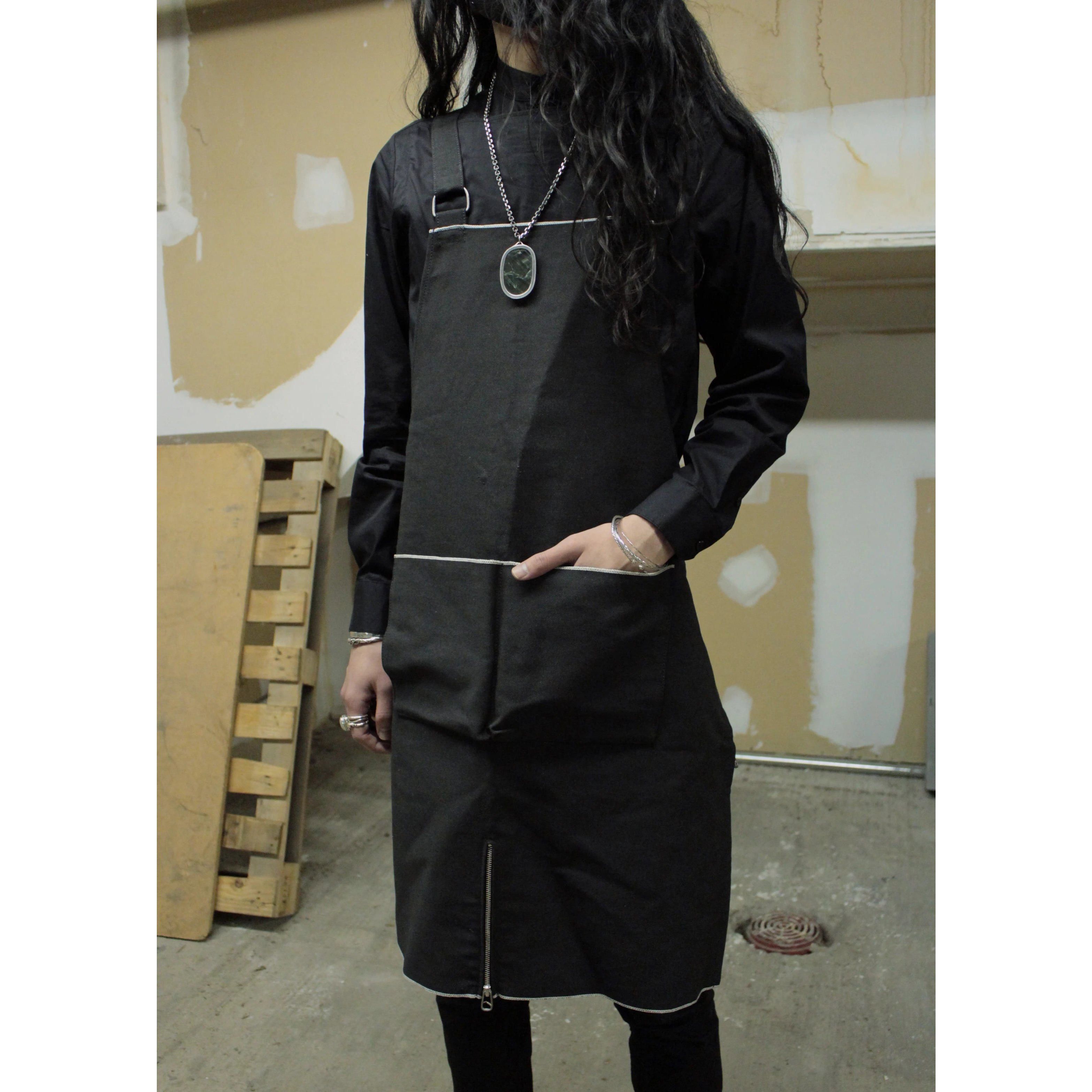 Collection °025-026 'V–154 LAW-96L' Reflective Denim Apron