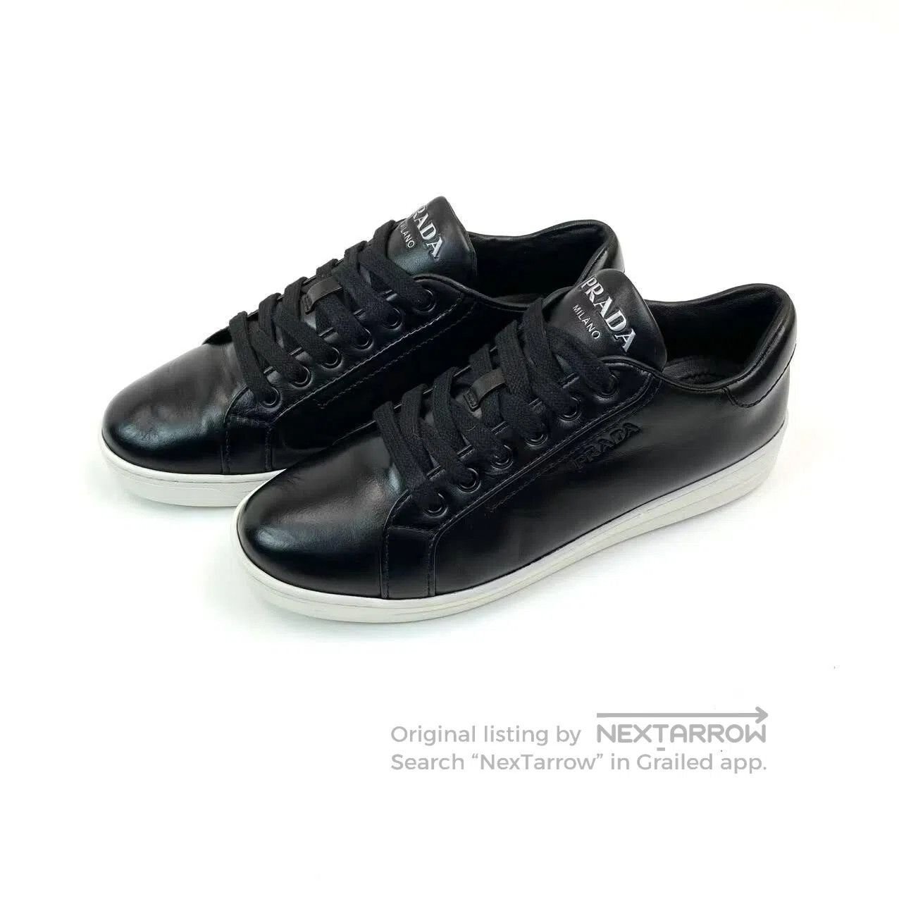 Prada Prada Black logo shoes| Size US 6.5 / IT 36.5 - 1 Thumbnail