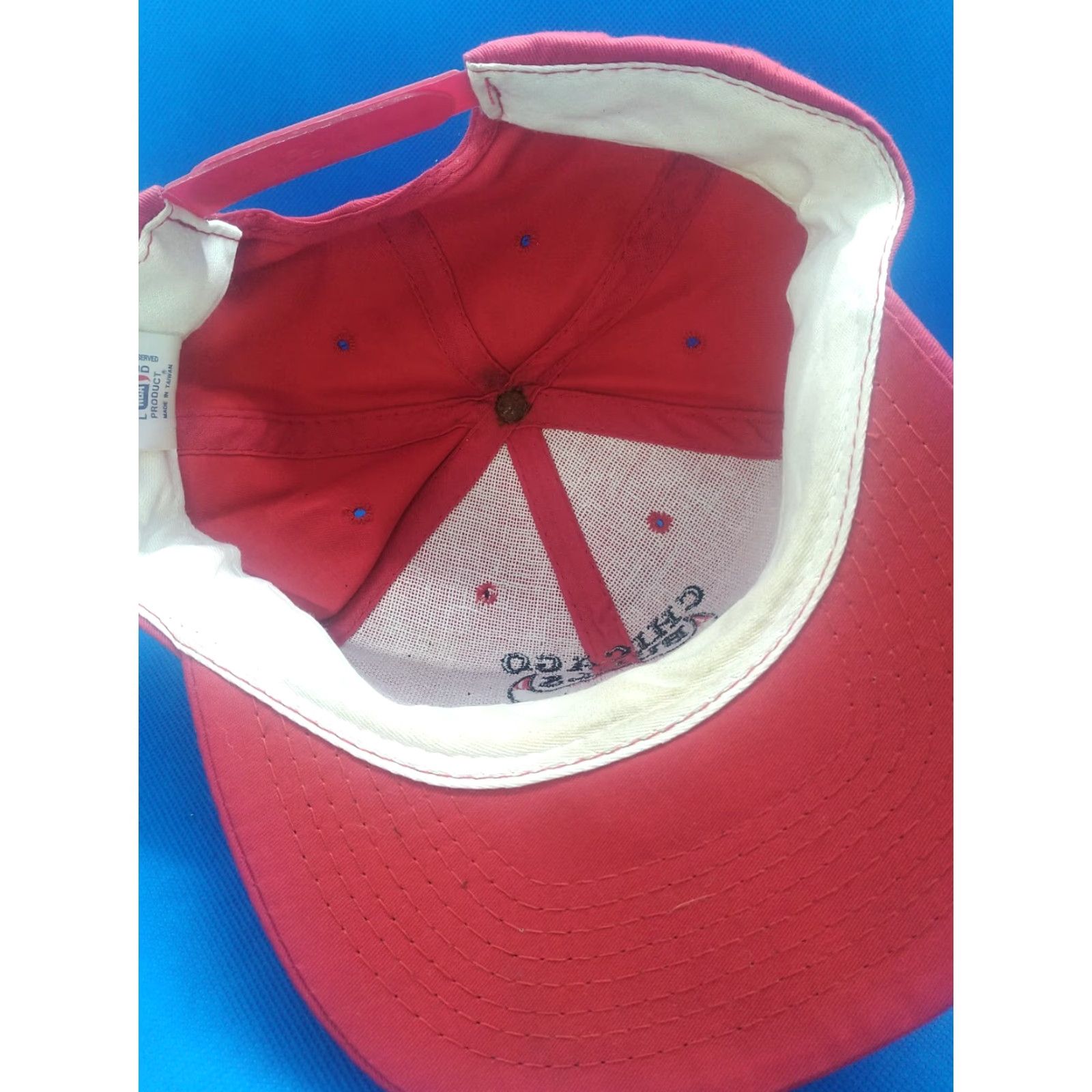 Vintage VINTAGE Chicago Bulls Otto Snapback Red Men's Adjustable hat NHL NBA Style Collectible Condition Issues Size ONE SIZE - 6 Thumbnail