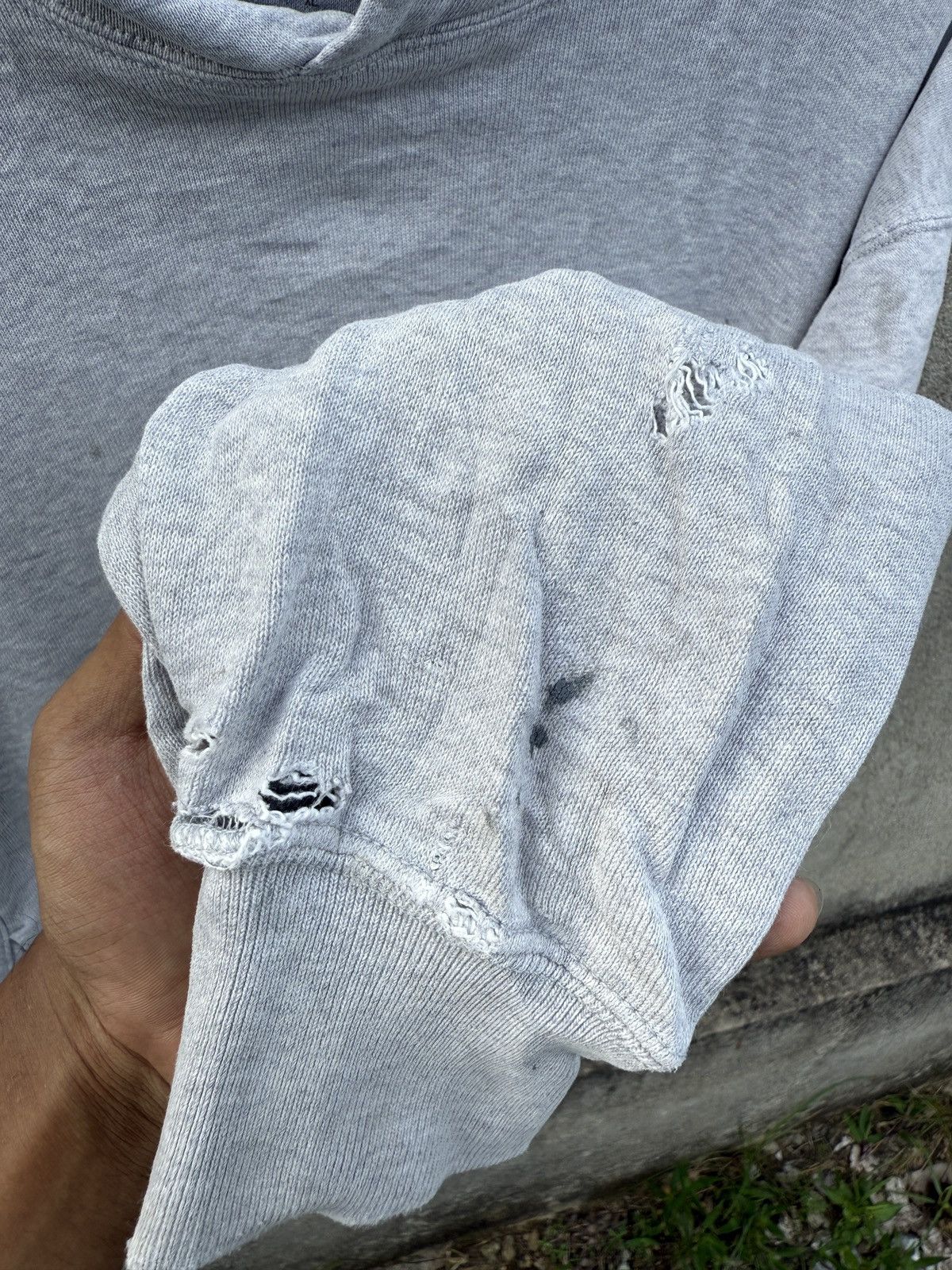 Lemaire × Uniqlo Uniqlo Hoodie Distressed Inspired by If Six Was Nine Size US L / EU 52-54 / 3 - 9 Thumbnail