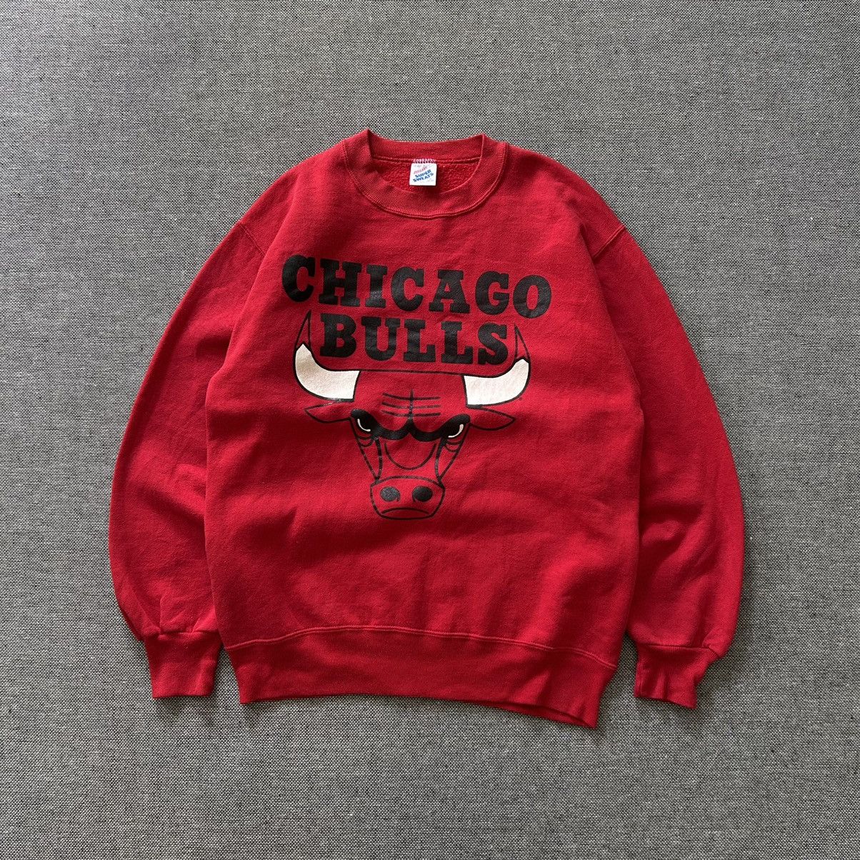 NBA CHICAGO BULLS Big Logo Crewneck Sweatshirt Size US M / EU 48-50 / 2 - 1 Thumbnail