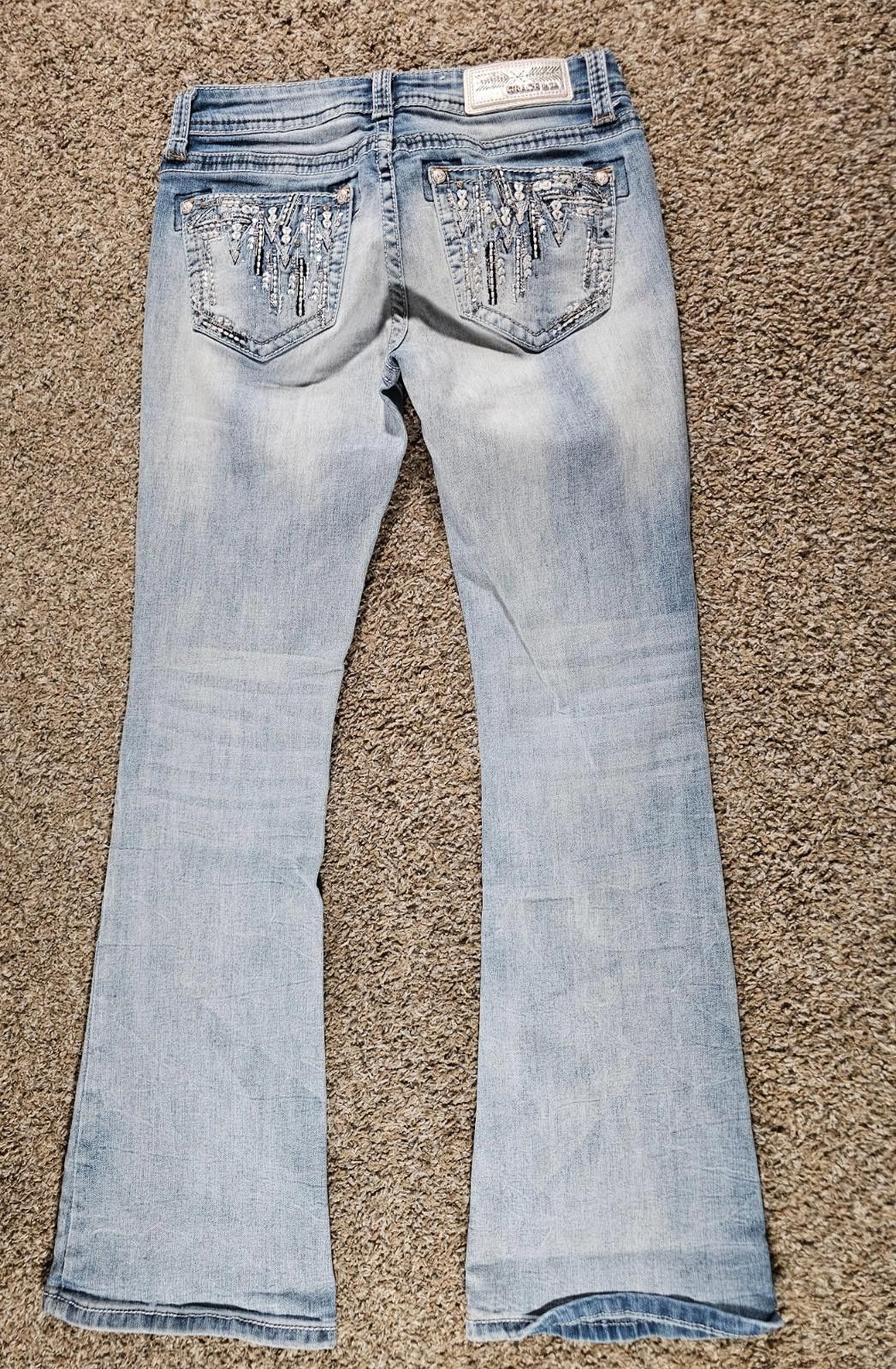 Other Grace In LA 26 Jeans Size 26" / US 2 / IT 38 - 8 Thumbnail