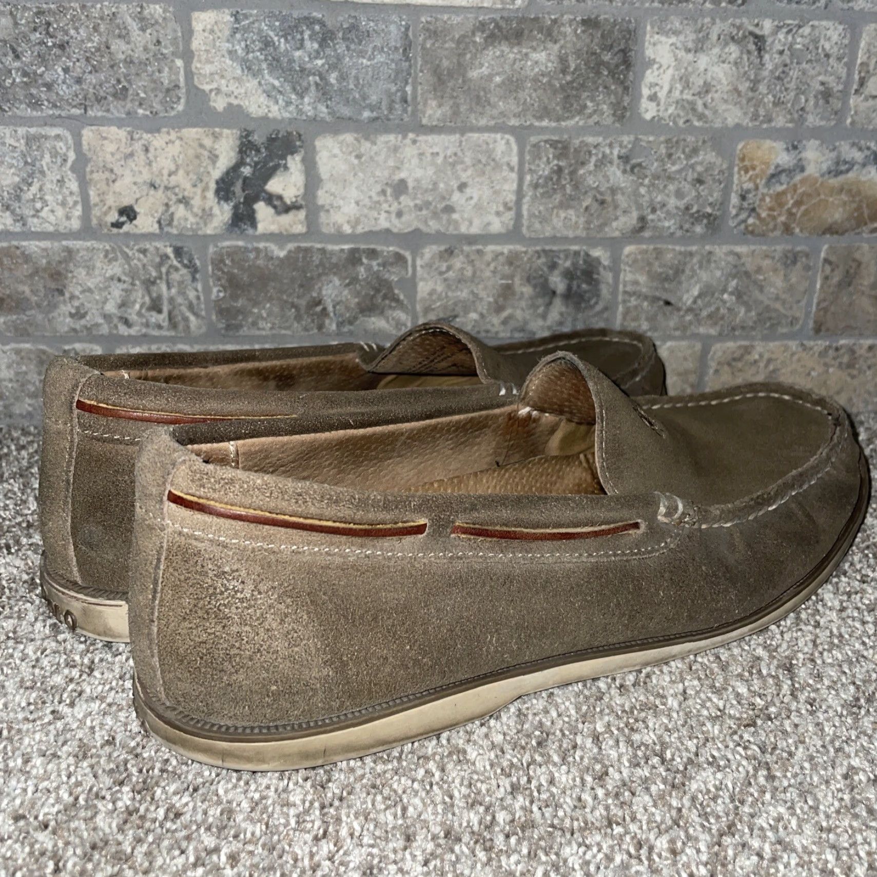 Polo Ralph Lauren Polo Ralph Lauren Blackley Slip On Leather Shoes Mens Size 10 Brown Leather Loafer Slip On Casual Shoes Size US M / EU 48-50 / 2 - 2 Thumbnail