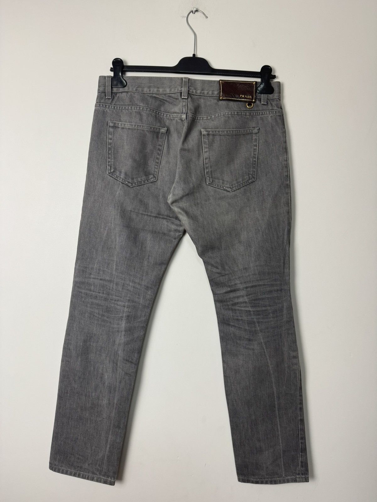 Prada Prada Grey Tapered Fit Denim Jeans Made in Italy Luxury Size US 34 / EU 50 - 2 Thumbnail