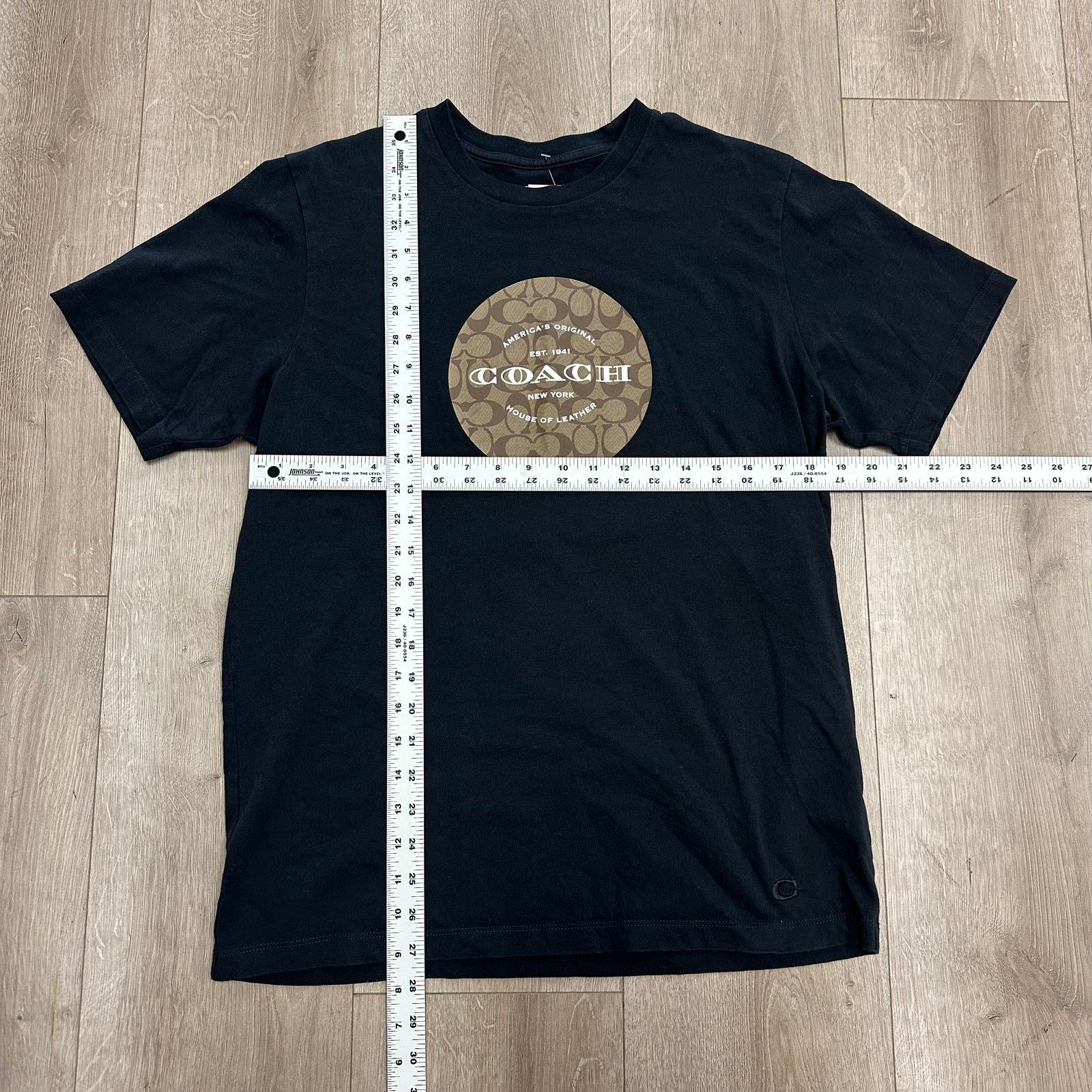 Coach COACH Logo Circle Signature Tee t Shirt Size Large L B22 Size US L / EU 52-54 / 3 - 4 Thumbnail