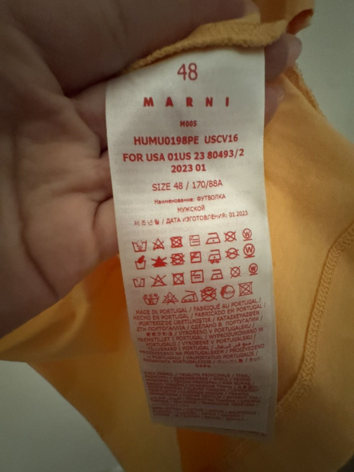 Marni Marni 3D Logo T-Shirt Size: 48/ M Size US M / EU 48-50 / 2 - 5 Thumbnail