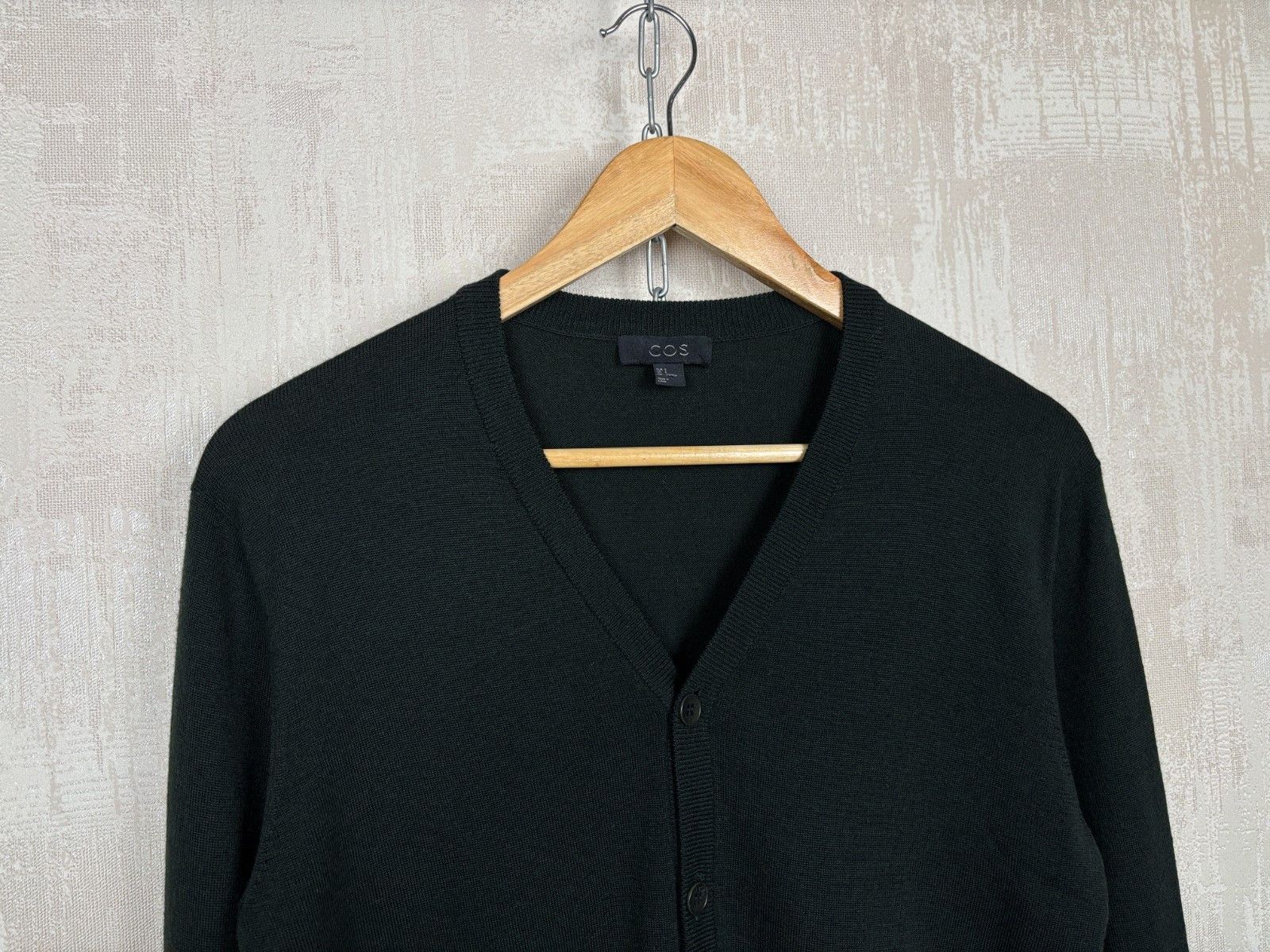 Cos COS Merino Wool Cardigan Sweater Jumper V-neck Size US S / EU 44-46 / 1 - 4 Thumbnail