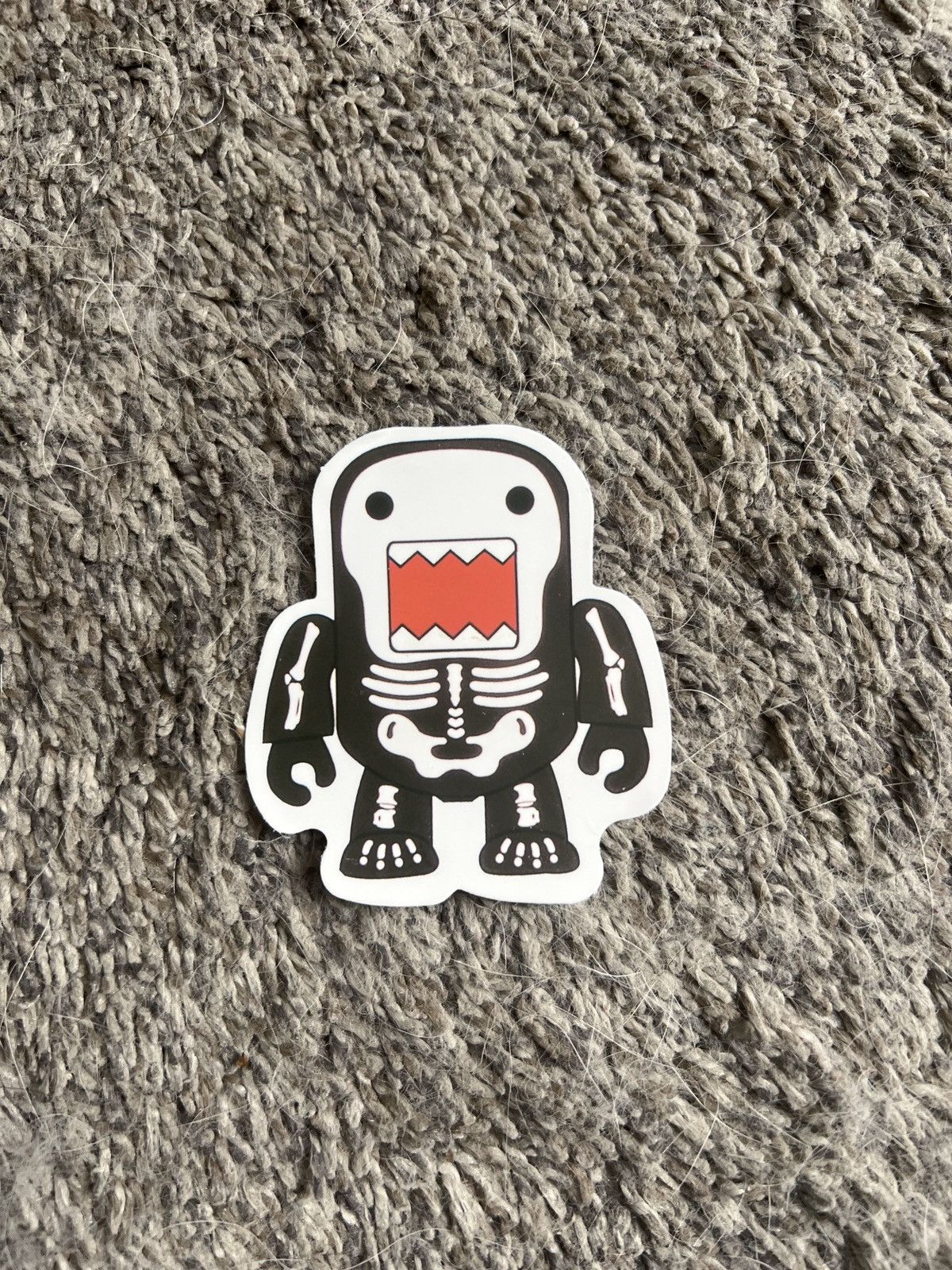 Japanese Brand Skeleton Domo-kun Sticker Size ONE SIZE - 1 Thumbnail