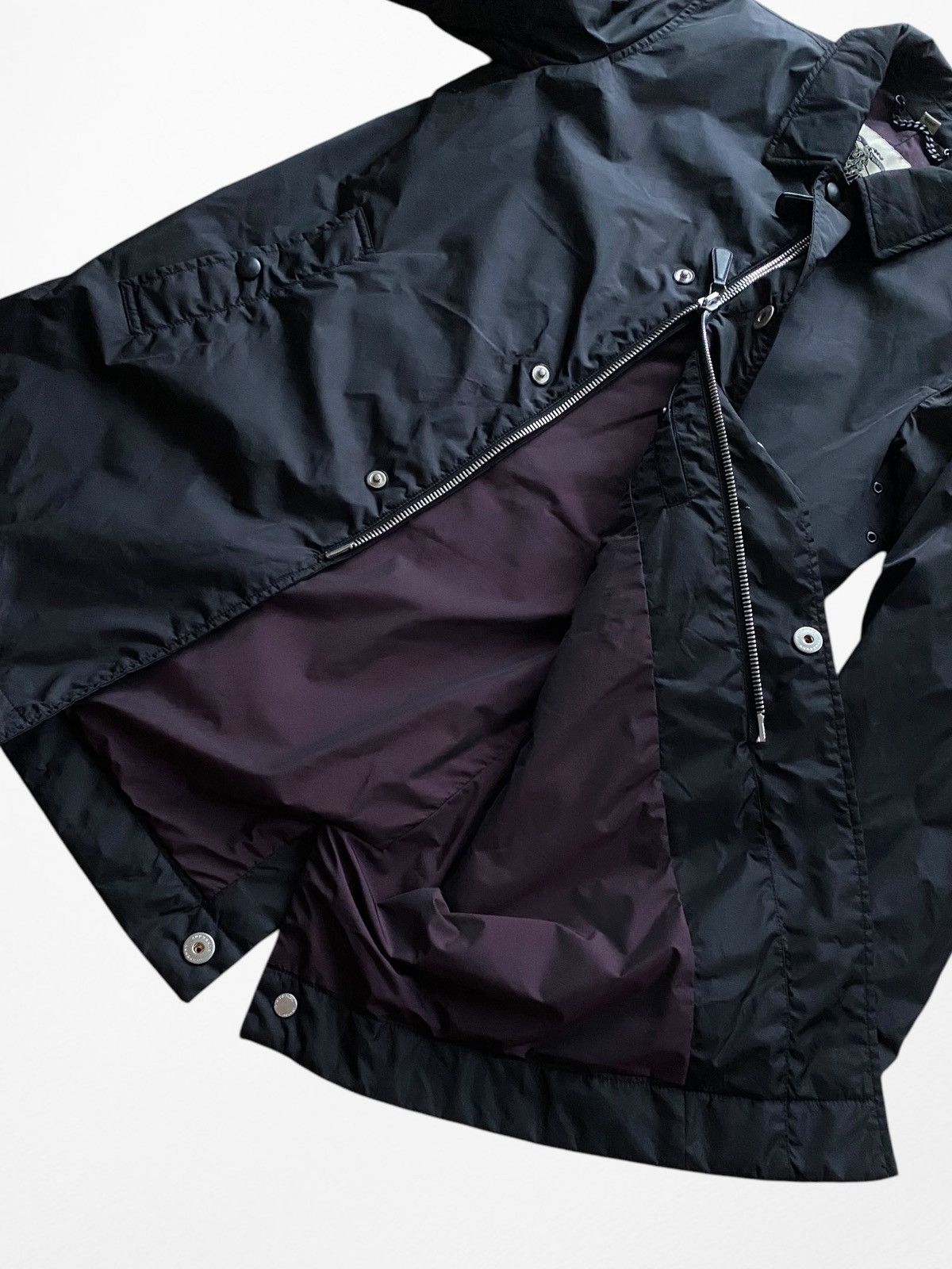 Burberry Burberry Prorsum nylon W’s black Coat Size M / US 6-8 / IT 42-44 - 4 Thumbnail