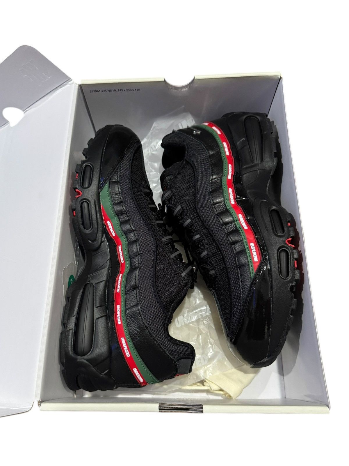 Nike × Undefeated Nike Air Max 95 SP Undefeated Black Size US 10 / EU 43 - 1 Thumbnail
