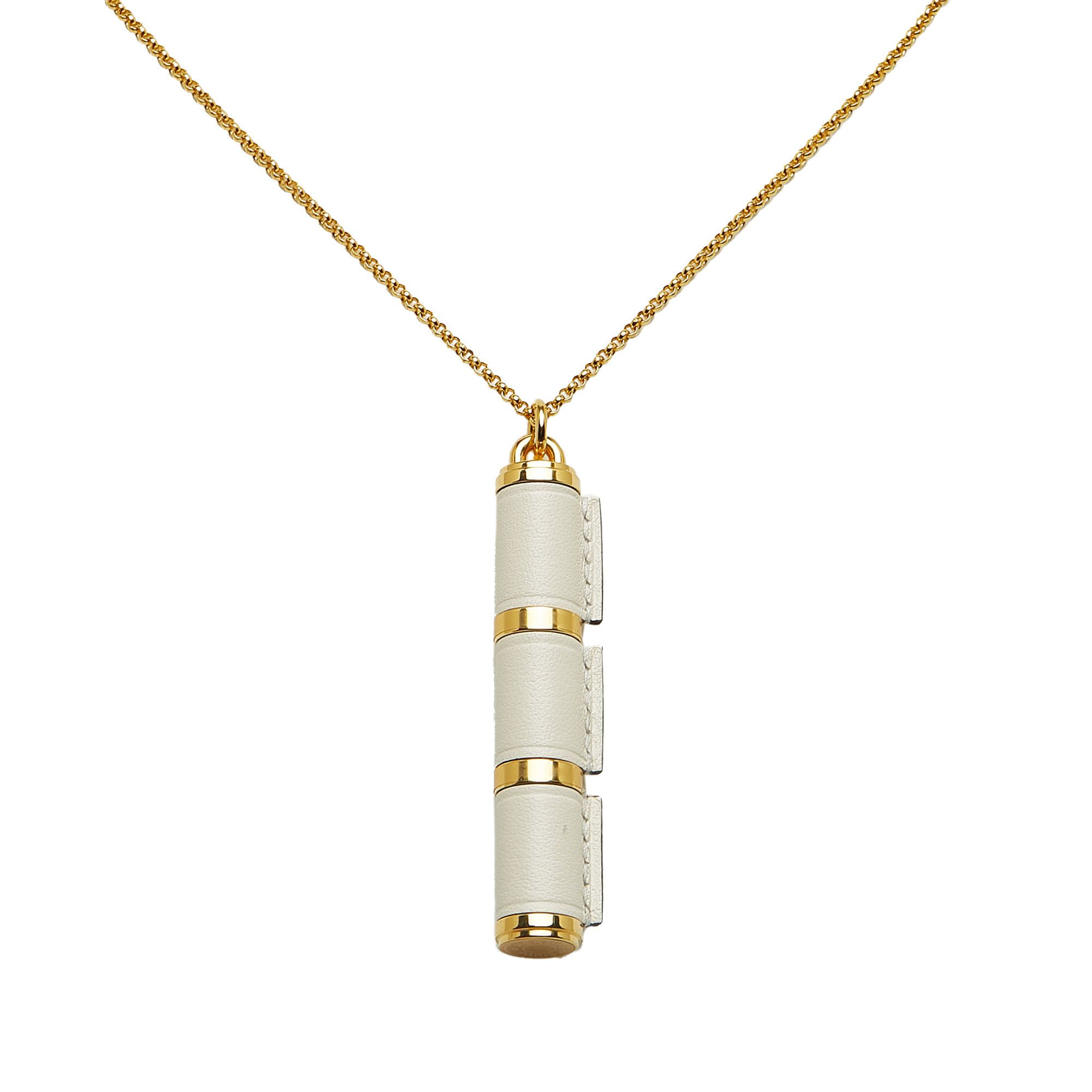 image of Hermes Charniere Necklace in Gold, Women's
