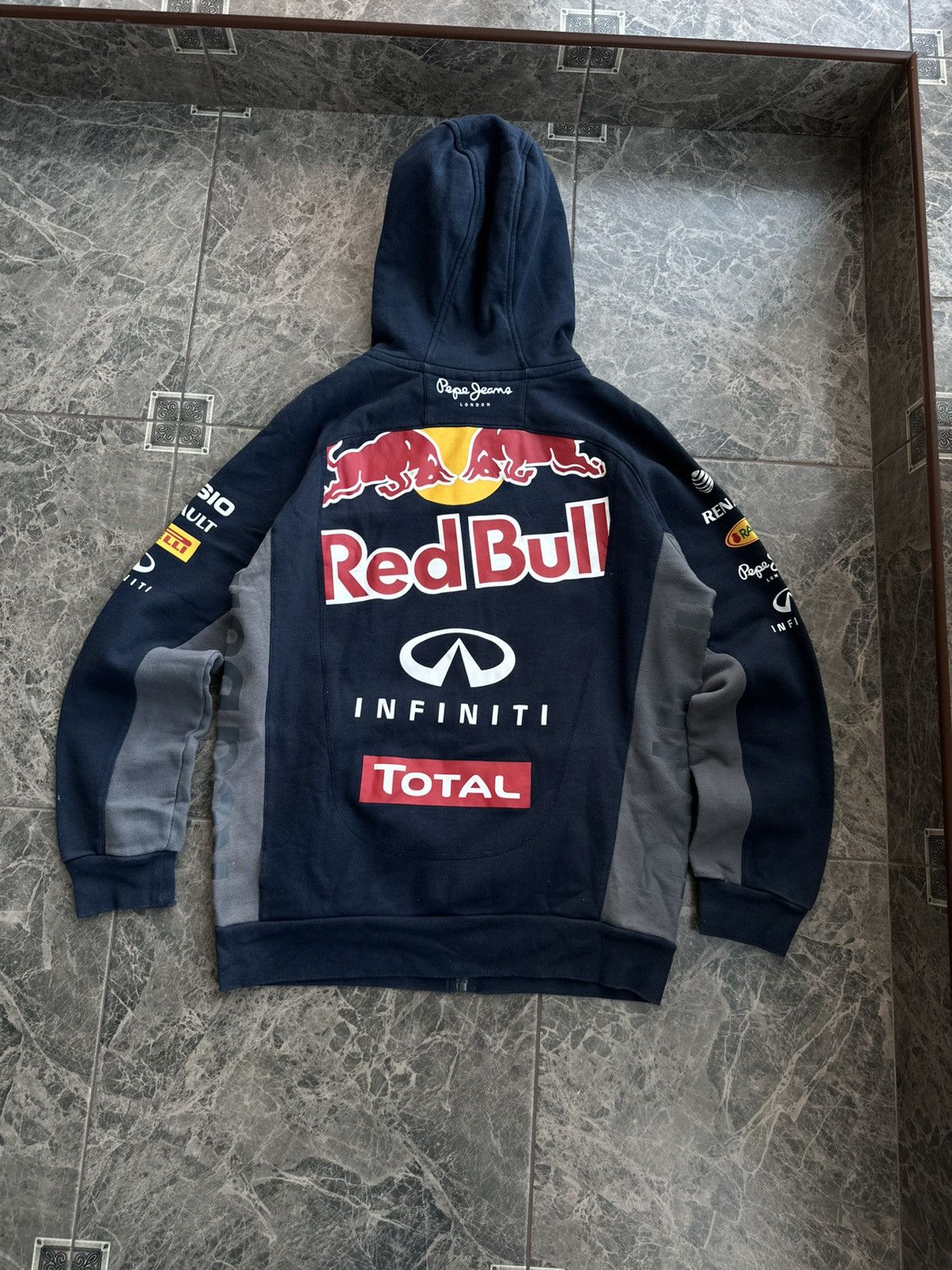 Red Bull Red Bull Pepe Jeans Formula 1 Racing Zip Hoodie Sz S Size US S / EU 44-46 / 1 - 6 Thumbnail