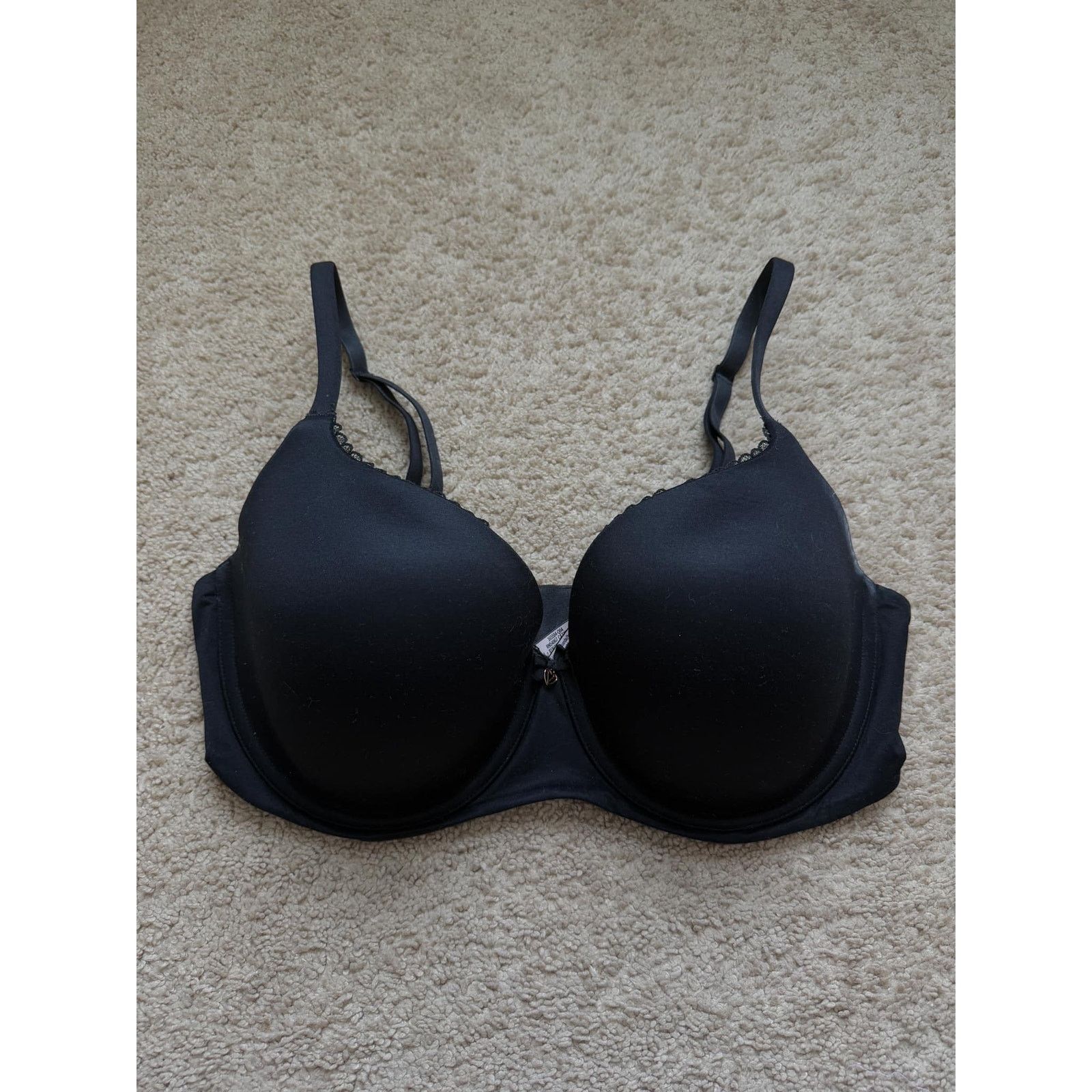 Victoria's Secret Victoria's Secret Lined Demi Push Up Bra Black 38DD Size ONE SIZE - 3 Thumbnail