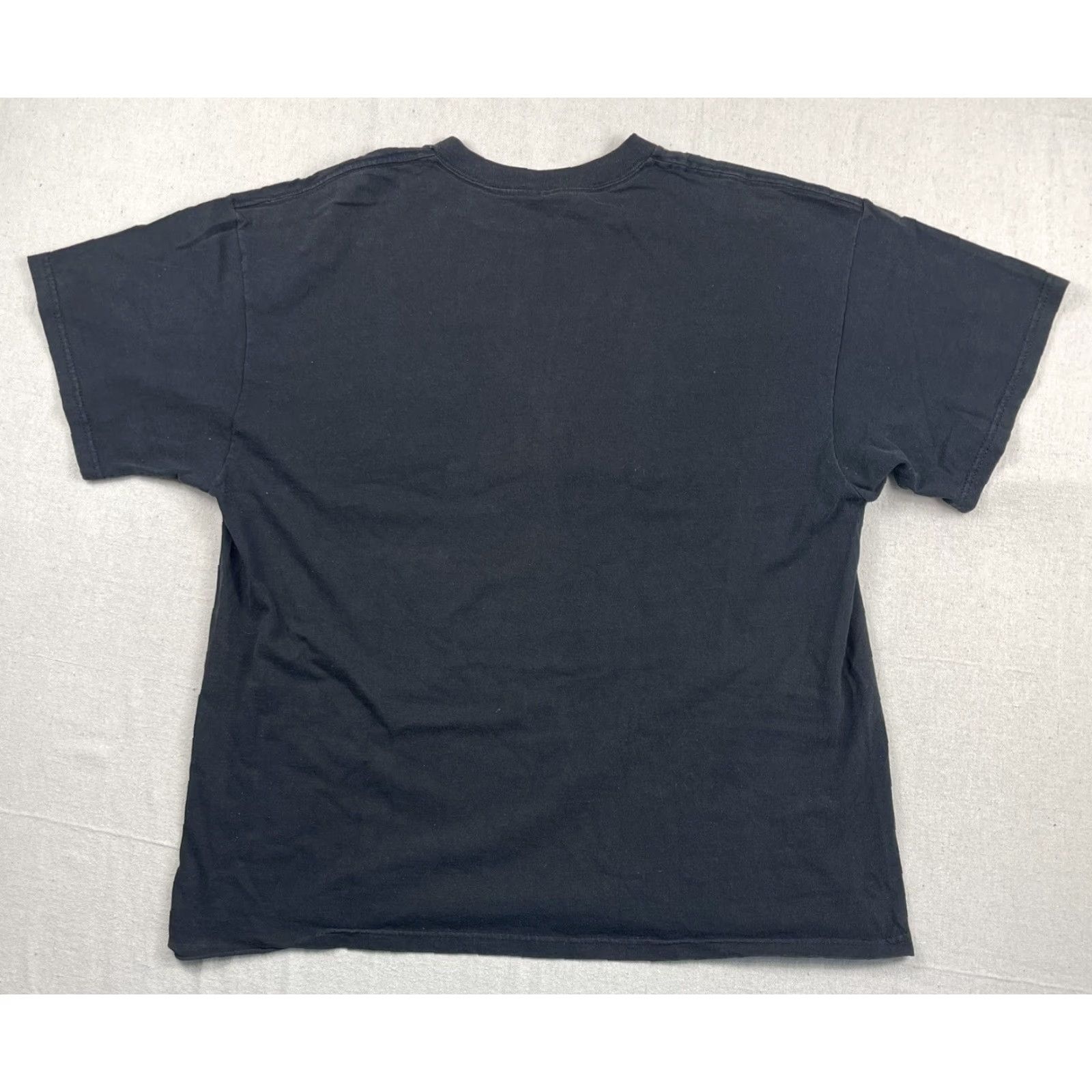 Vintage VINTAGE 3D Emblem T-Shirt XL Black Once A Marine Always a Marine Military Skull Sword Mens Size US XL / EU 56 / 4 - 3 Thumbnail