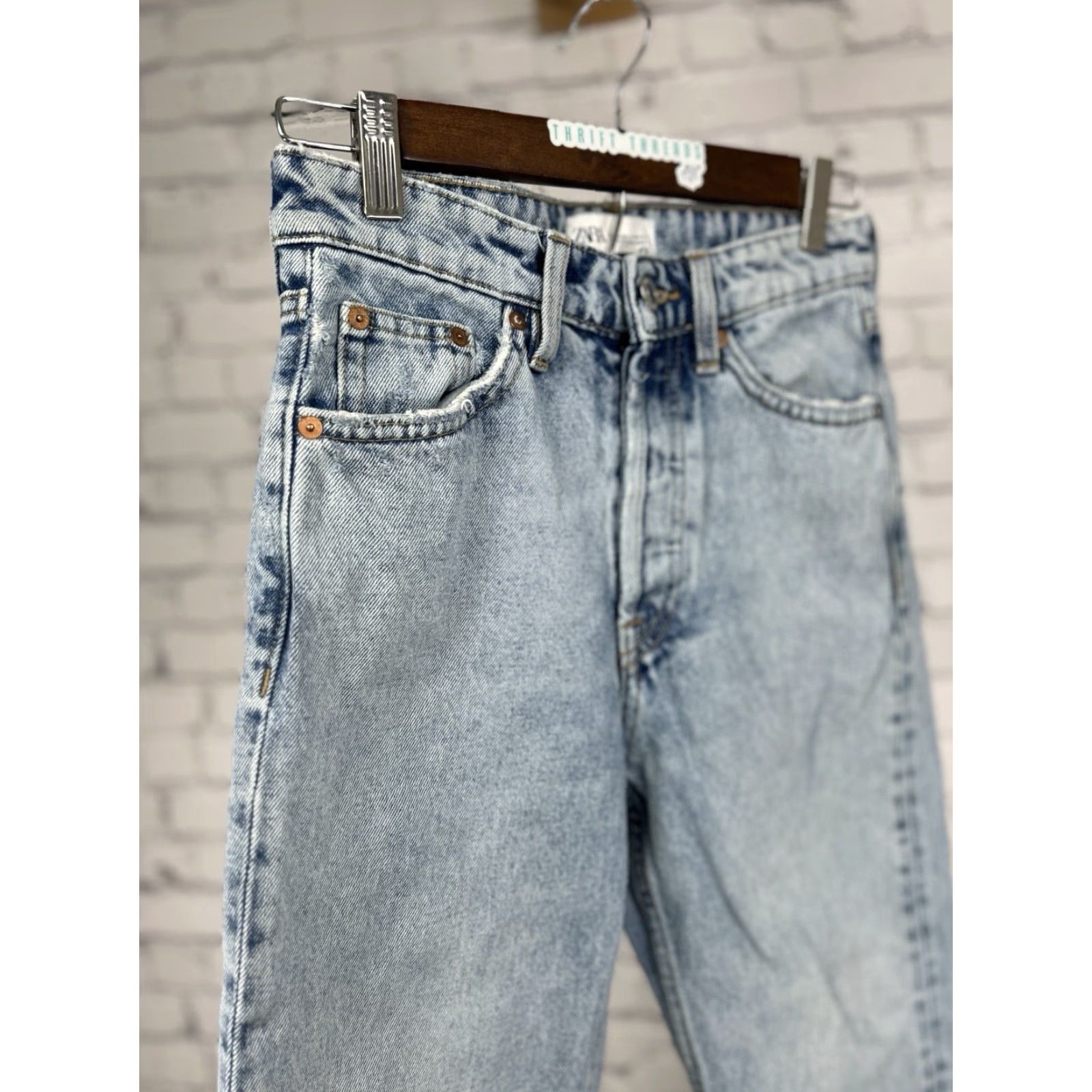 Zara VINTAGENone Zara Jeans Shirt? Size 26" / US 2 / IT 38 - 5 Thumbnail
