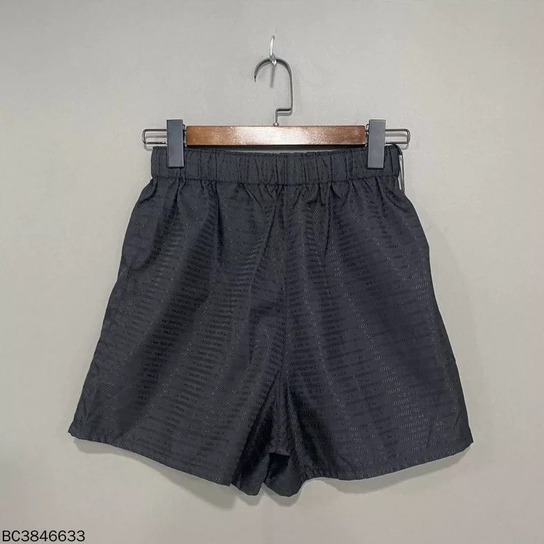 Prada Prada Logo Print Nylon Shorts-2506 Size 37" - 3 Thumbnail