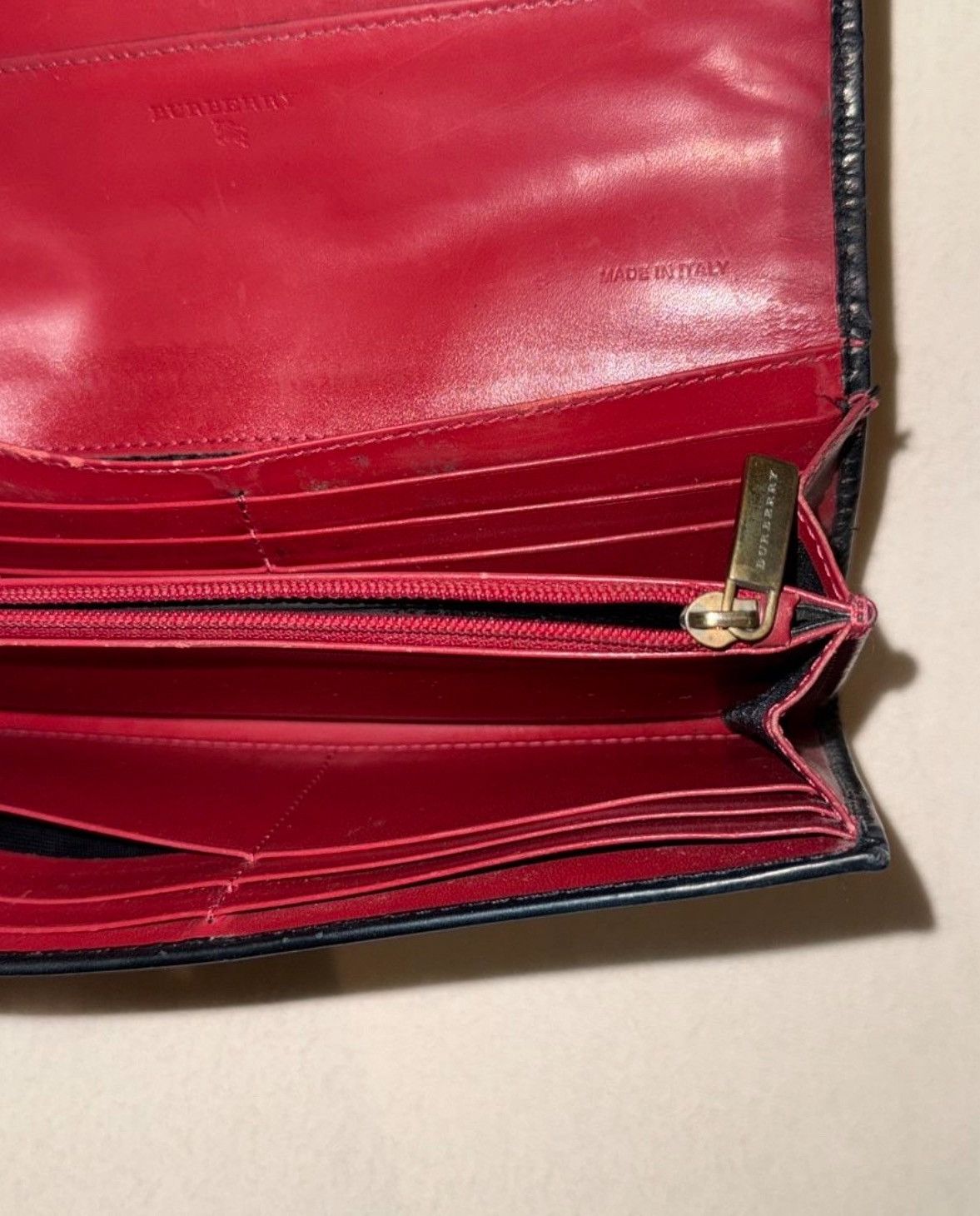 Burberry LONG BUTTONED LEATHER WALLET Size ONE SIZE - 4 Thumbnail