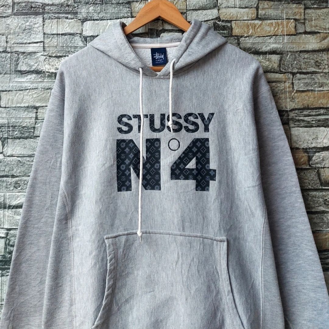 Stussy 🔥Rare🔥90's STUSSY N4 Louis Vuitton Monogram Pullover Size US L / EU 52-54 / 3 - 2 Thumbnail