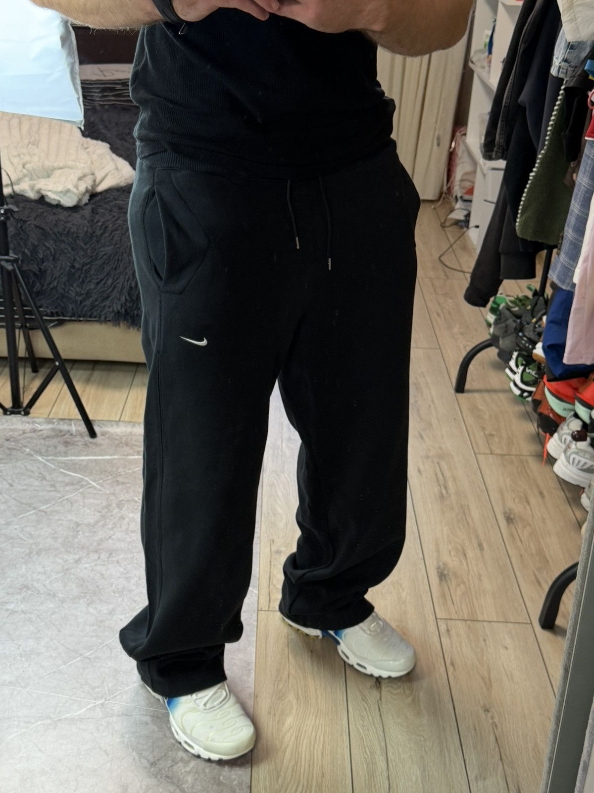 Nike Vintage Nike Baggy Cotton Sweatpants 00s Size US 34 / EU 50 - 4 Thumbnail