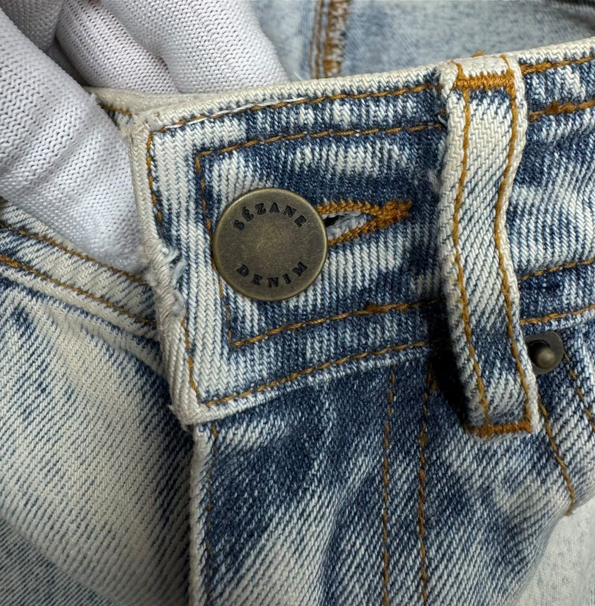 Sezane Sezane Denim Wide Leg Jeans Cotton size 36 Size 26" / US 2 / IT 38 - 10 Thumbnail