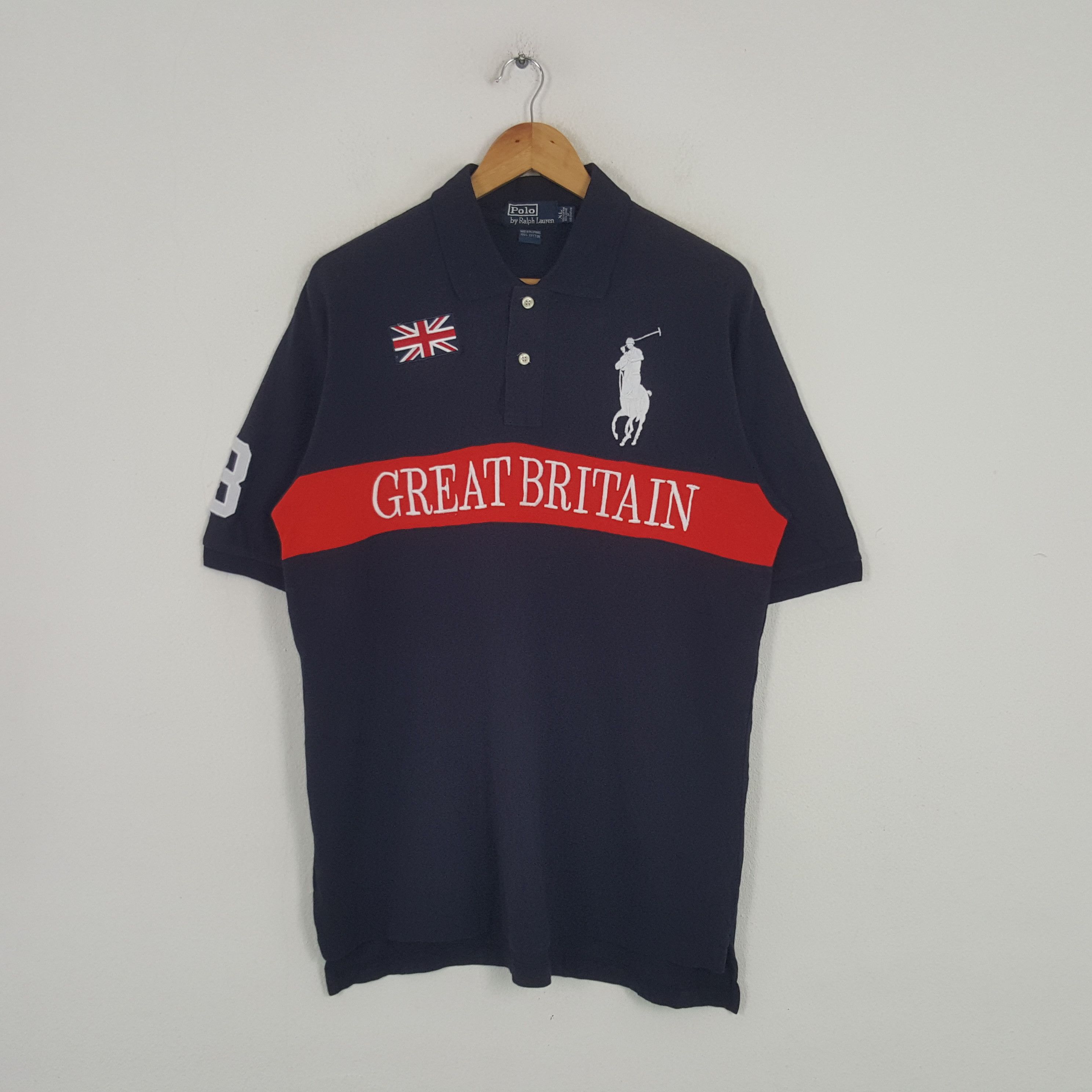 Polo Ralph Lauren × Vintage Vintage Polo by Ralph Lauren Luxury Great Britain Polos Size US M / EU 48-50 / 2 - 1 Thumbnail