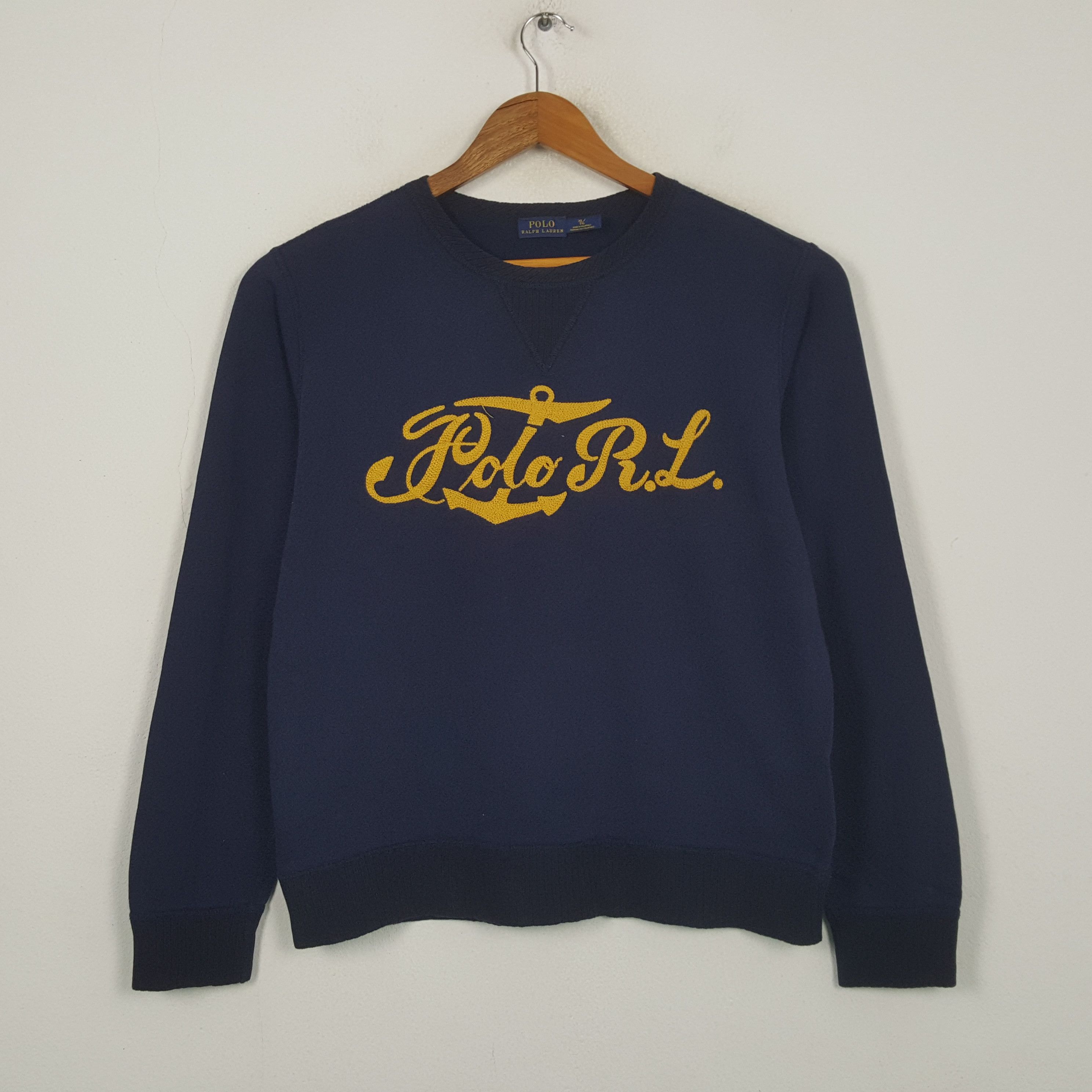Polo Ralph Lauren Vintage Polo Ralph Lauren Fashion Brand Sweatshirt RR1 Size US M / EU 48-50 / 2 - 1 Thumbnail