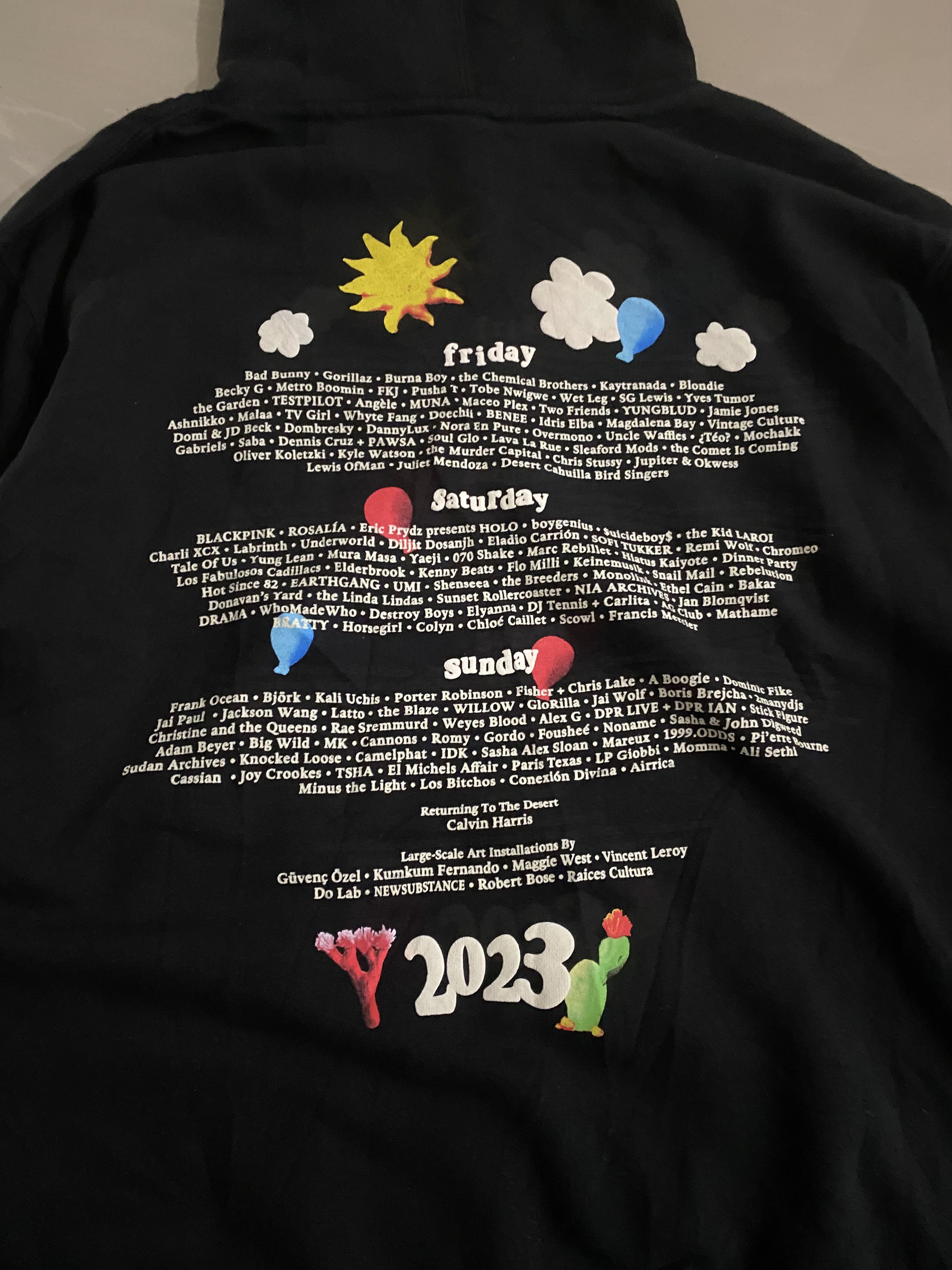 Cactus Plant Flea Market × Coachella × Independent Trading Co. Rare Coachella 2023 Hoodie Size US L / EU 52-54 / 3 - 3 Thumbnail